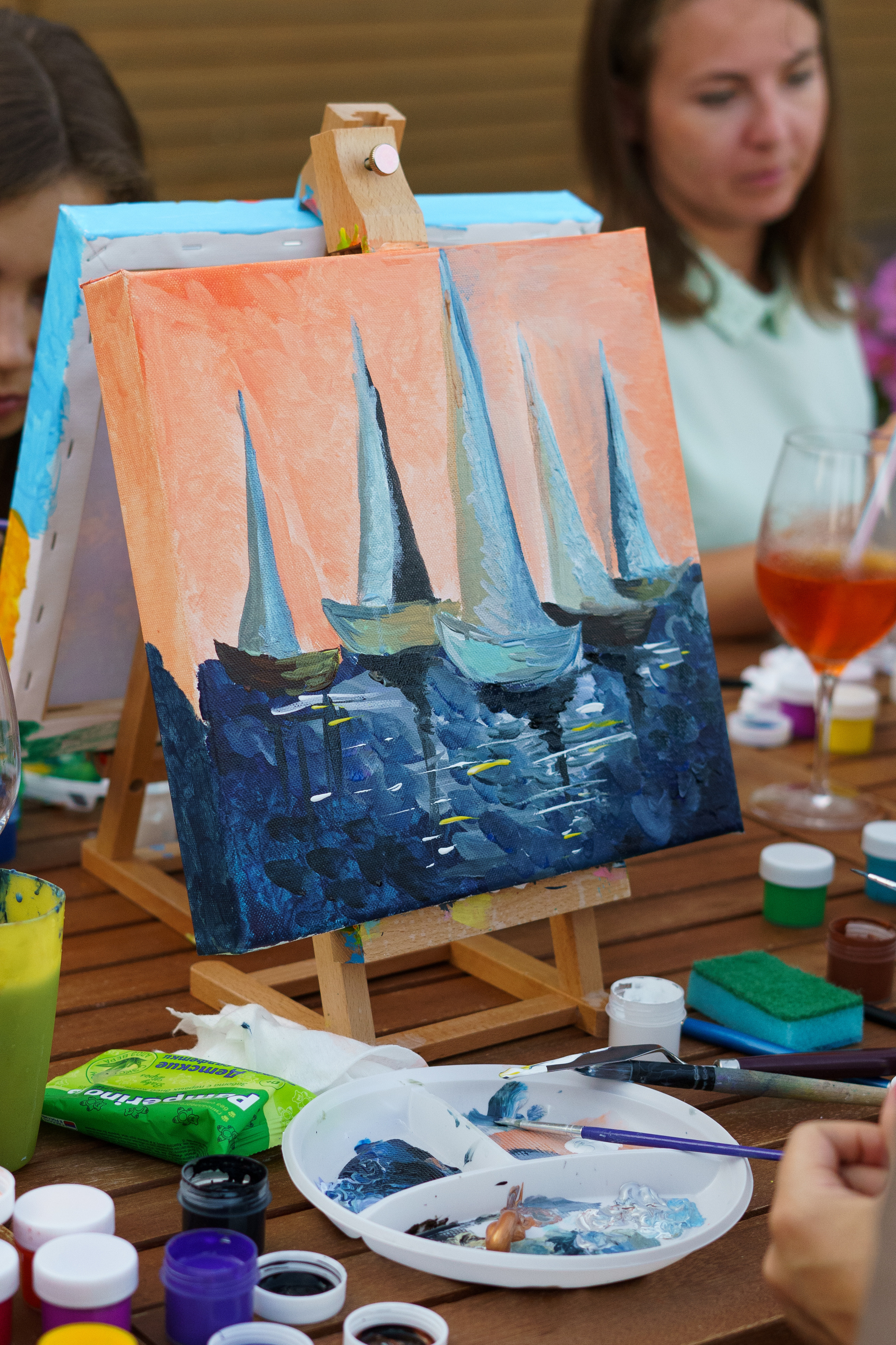 Корпоратив Teach Me Art. Портретный фотограф в Москве и Санкт-Петербурге Арина Чех