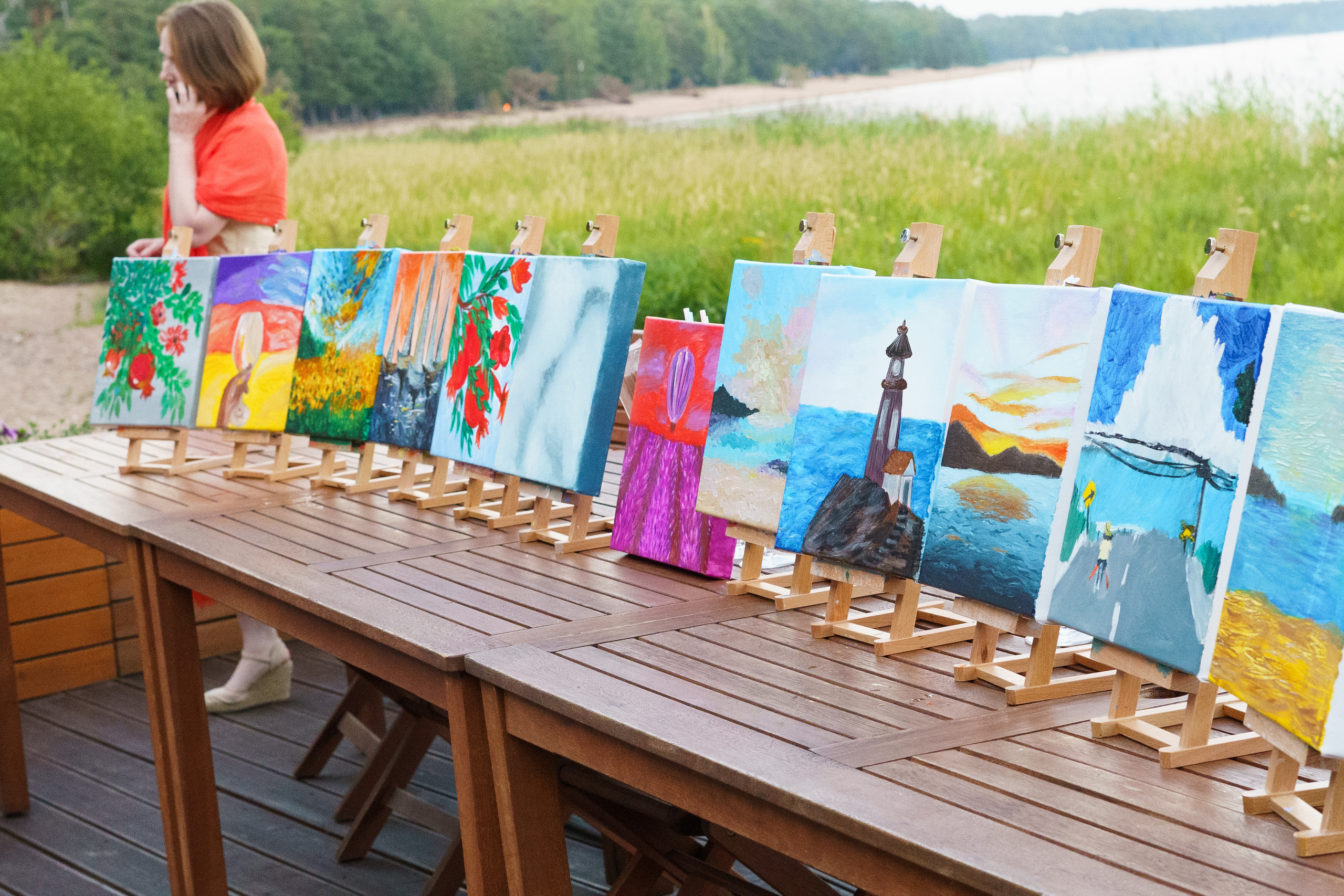 Корпоратив Teach Me Art. Портретный фотограф в Москве и Санкт-Петербурге Арина Чех