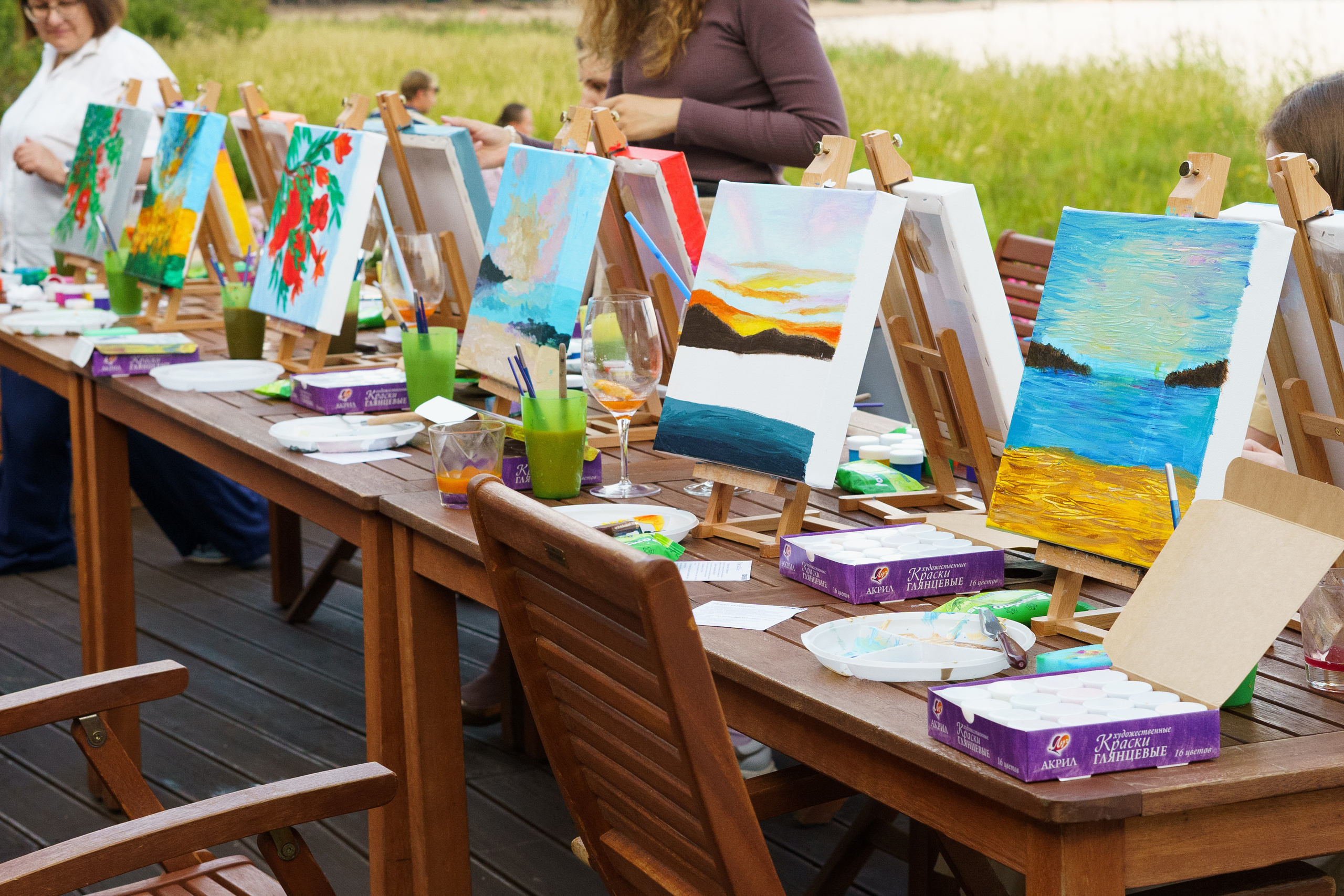 Корпоратив Teach Me Art. Портретный фотограф в Москве и Санкт-Петербурге Арина Чех