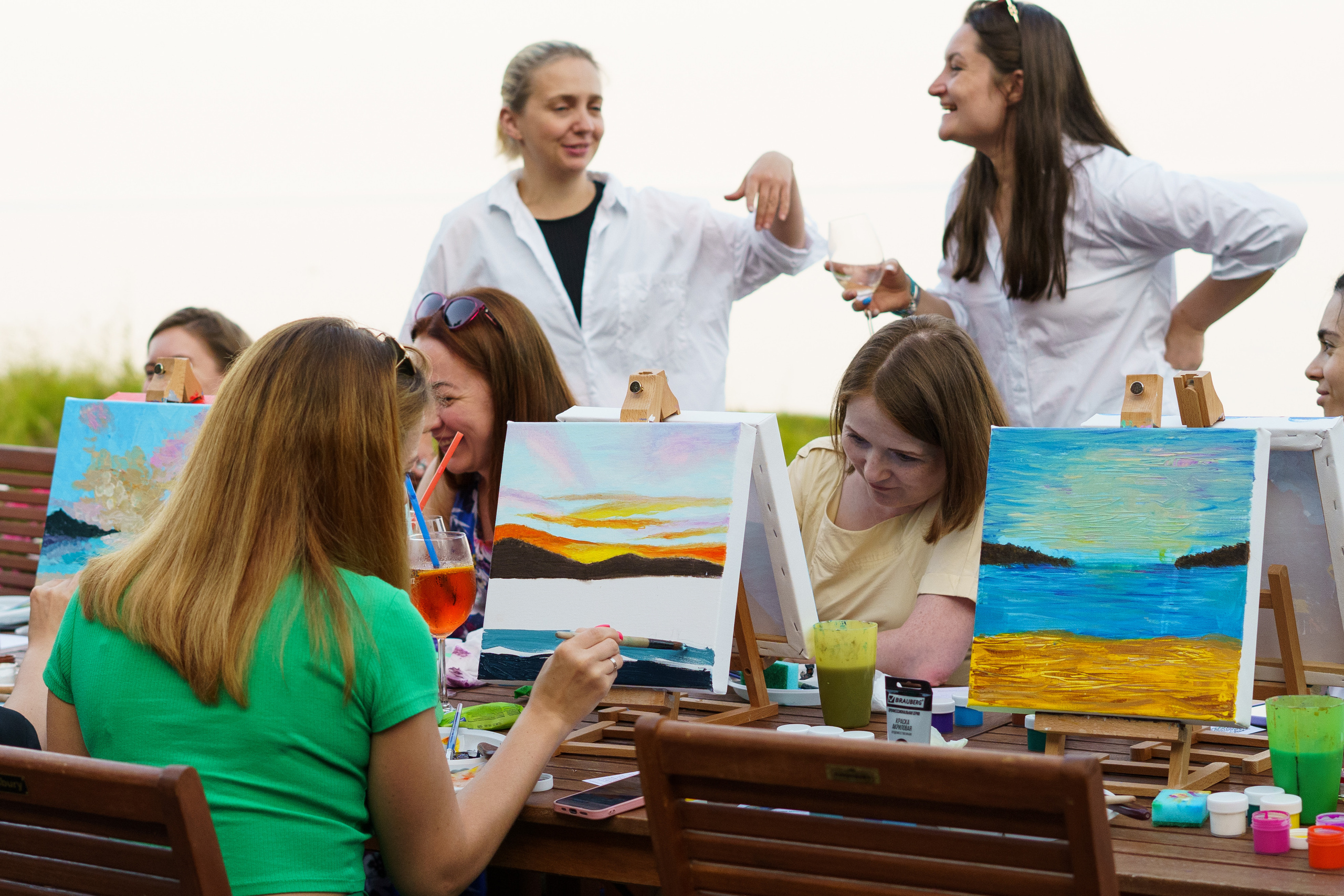 Корпоратив Teach Me Art. Портретный фотограф в Москве и Санкт-Петербурге Арина Чех