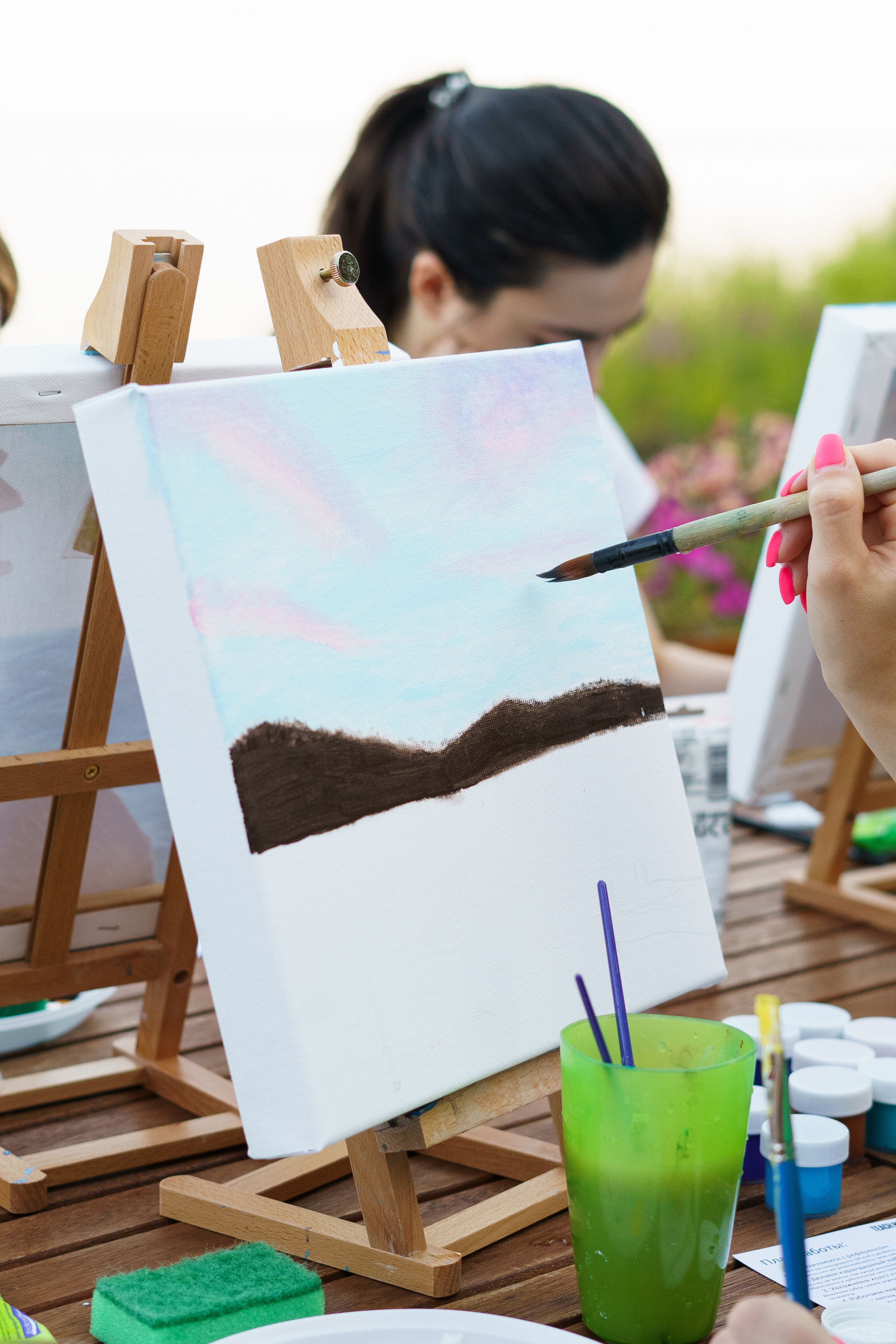 Корпоратив Teach Me Art. Портретный фотограф в Москве и Санкт-Петербурге Арина Чех