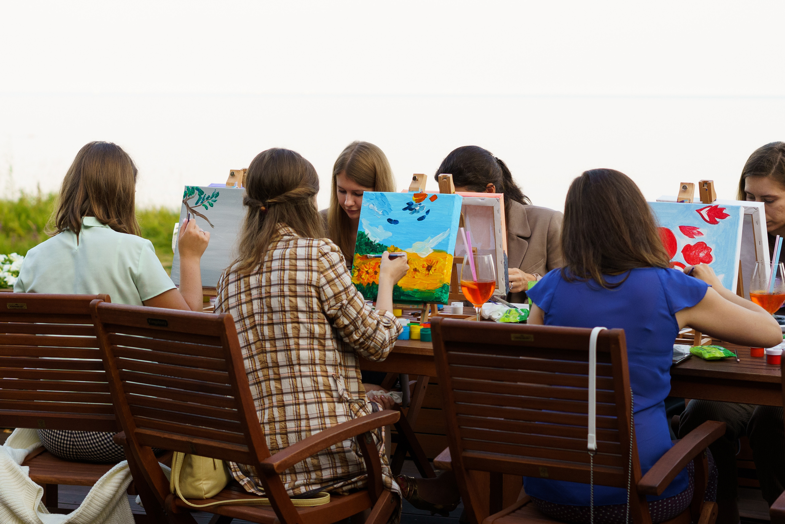 Корпоратив Teach Me Art. Портретный фотограф в Москве и Санкт-Петербурге Арина Чех