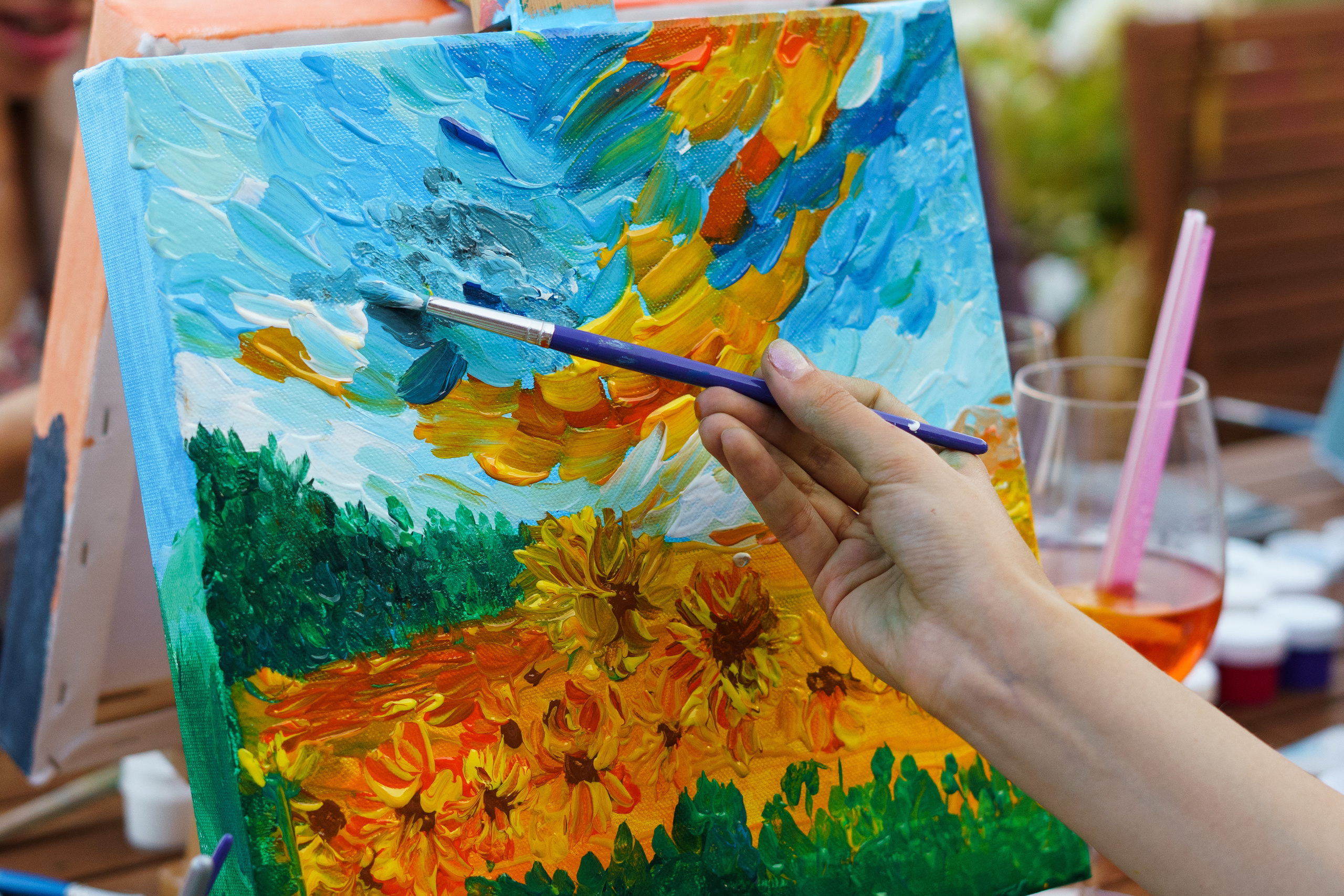 Корпоратив Teach Me Art. Портретный фотограф в Москве и Санкт-Петербурге Арина Чех