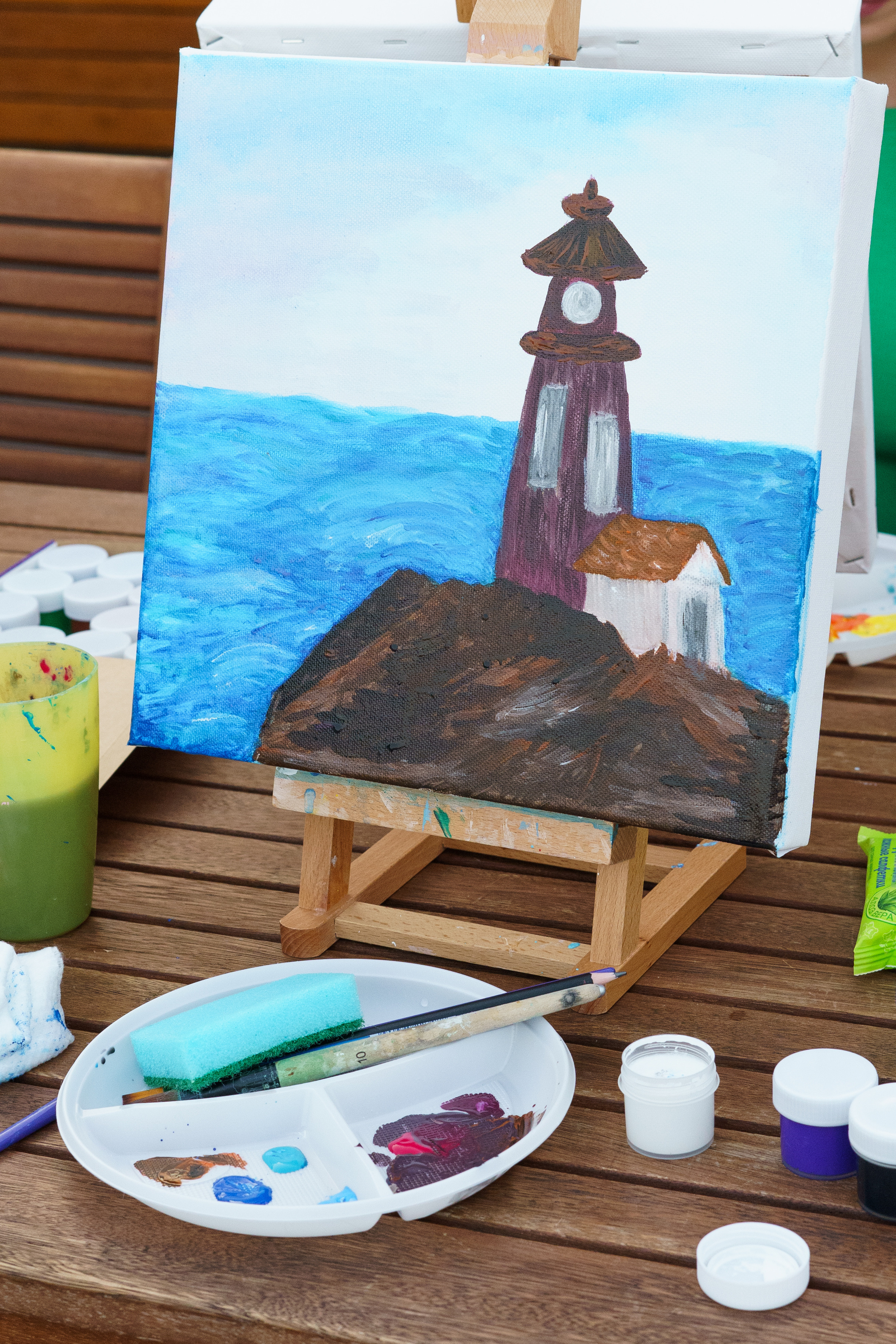 Корпоратив Teach Me Art. Портретный фотограф в Москве и Санкт-Петербурге Арина Чех