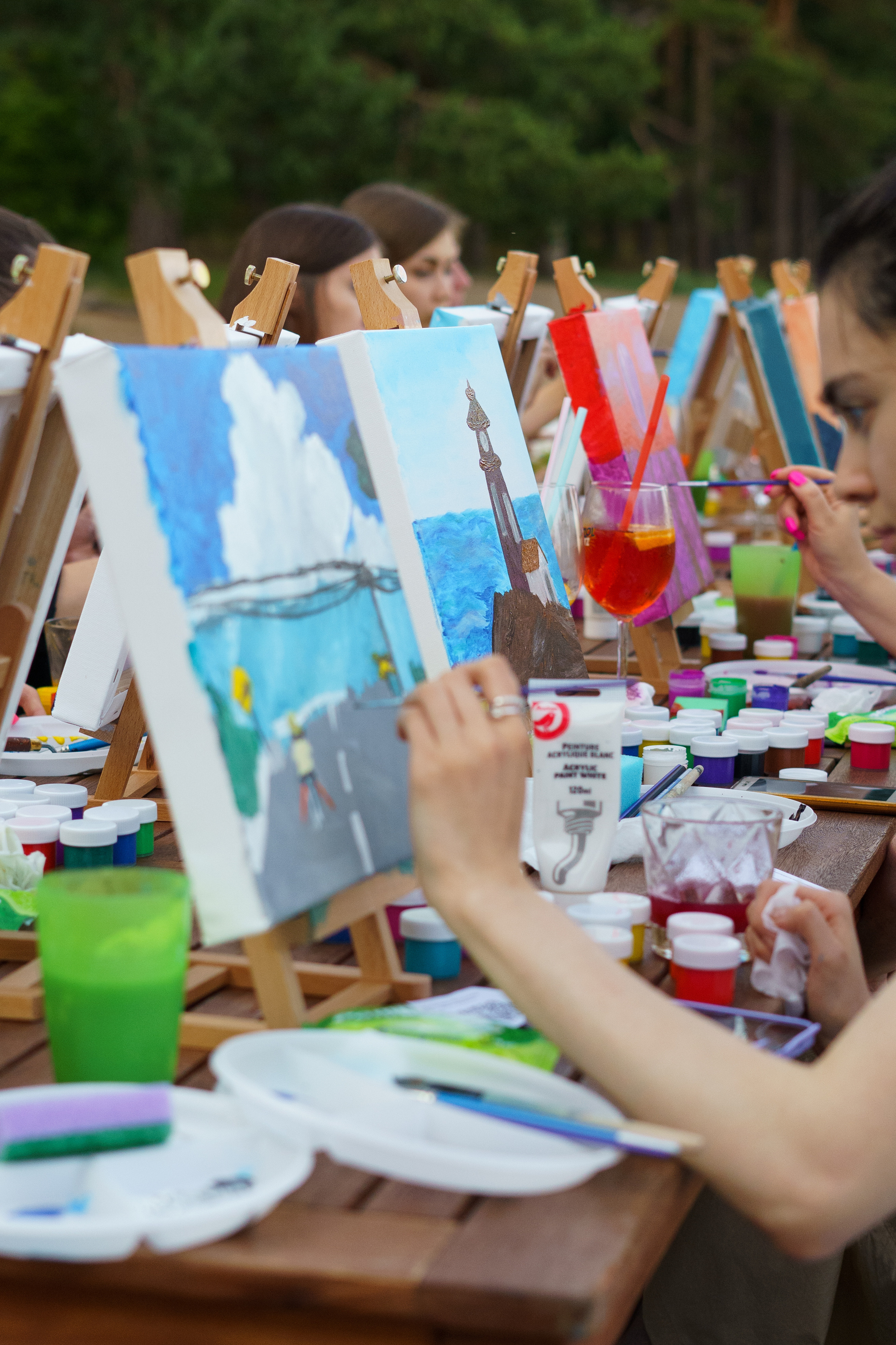 Корпоратив Teach Me Art. Портретный фотограф в Москве и Санкт-Петербурге Арина Чех