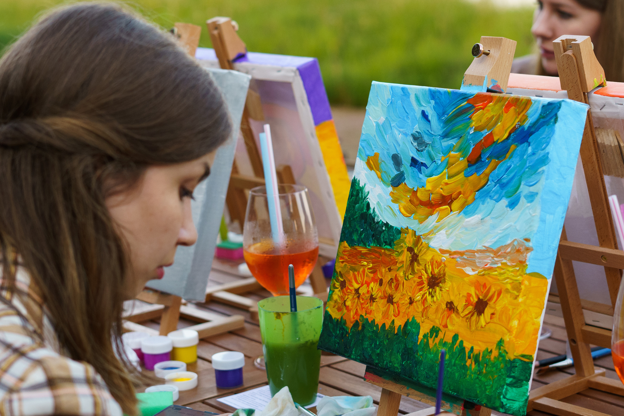 Корпоратив Teach Me Art. Портретный фотограф в Москве и Санкт-Петербурге Арина Чех