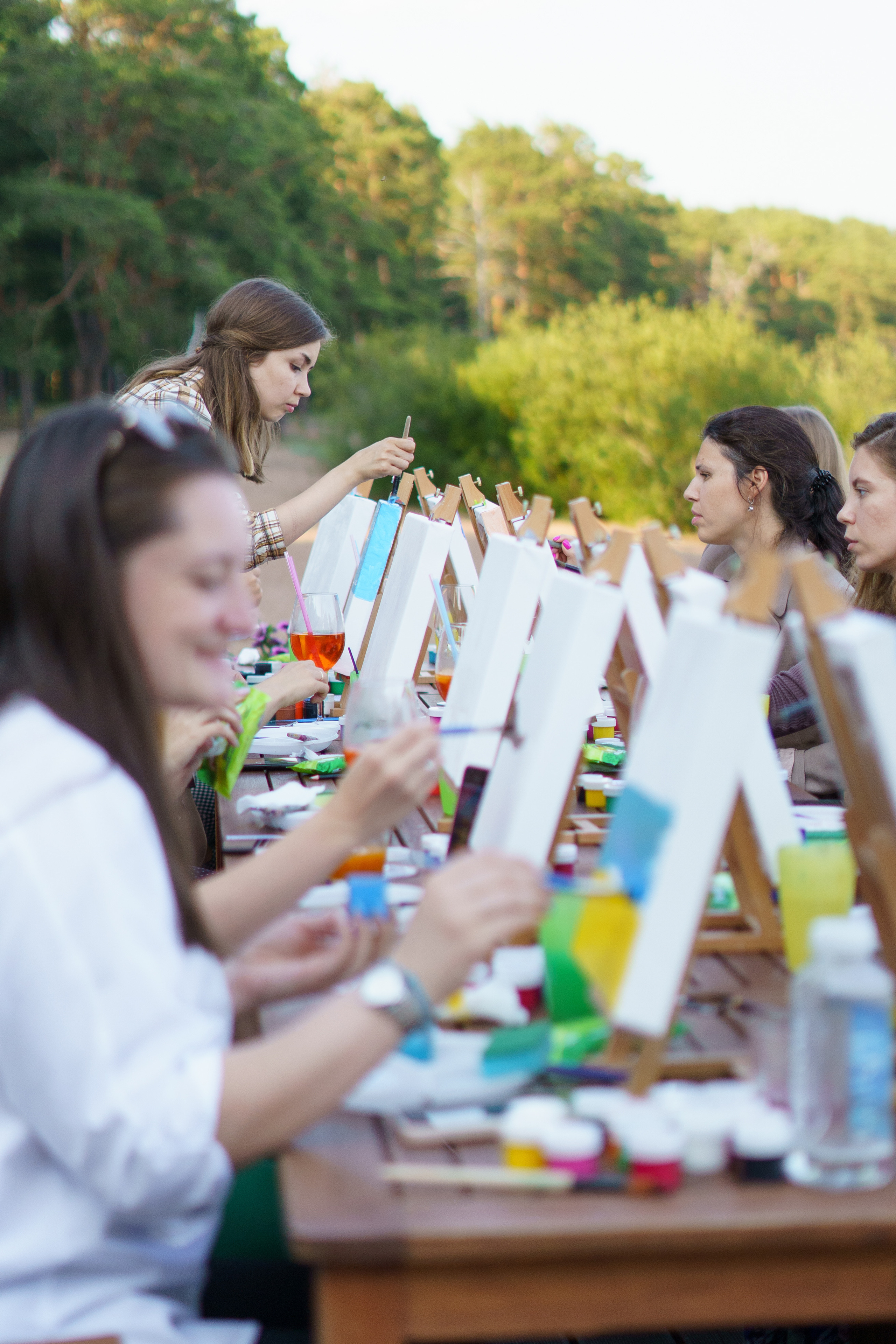 Корпоратив Teach Me Art. Портретный фотограф в Москве и Санкт-Петербурге Арина Чех