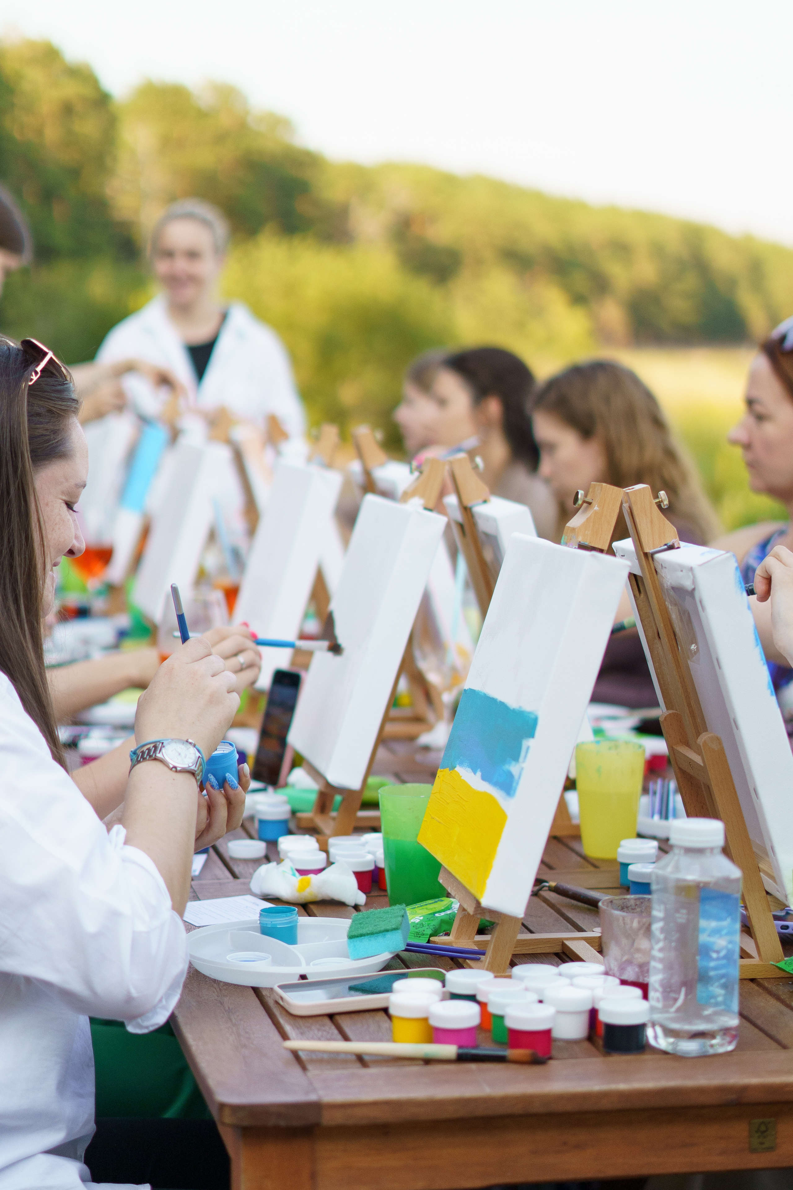 Корпоратив Teach Me Art. Портретный фотограф в Москве и Санкт-Петербурге Арина Чех