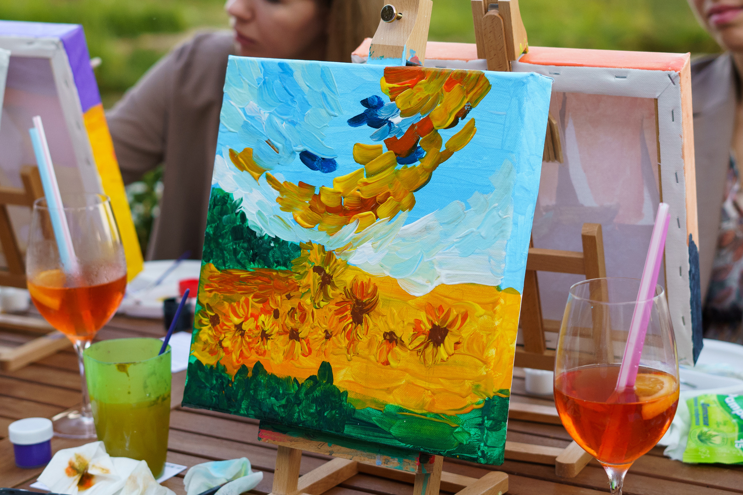 Корпоратив Teach Me Art. Портретный фотограф в Москве и Санкт-Петербурге Арина Чех