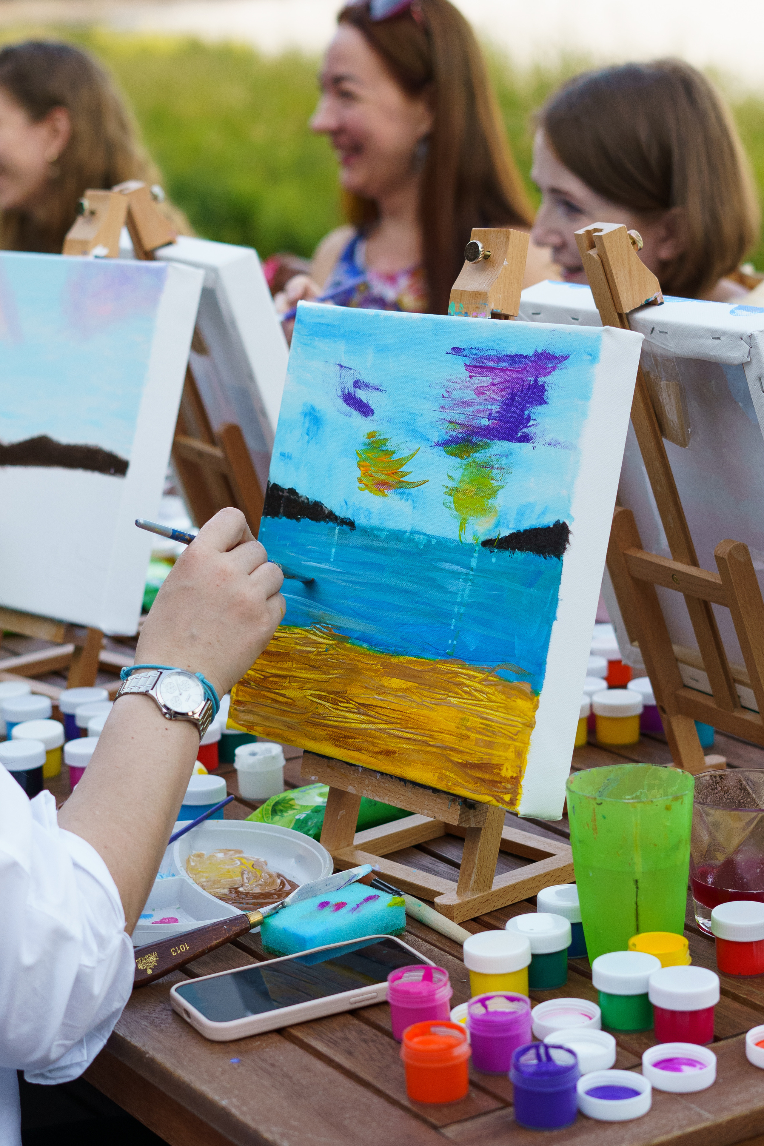 Корпоратив Teach Me Art. Портретный фотограф в Москве и Санкт-Петербурге Арина Чех