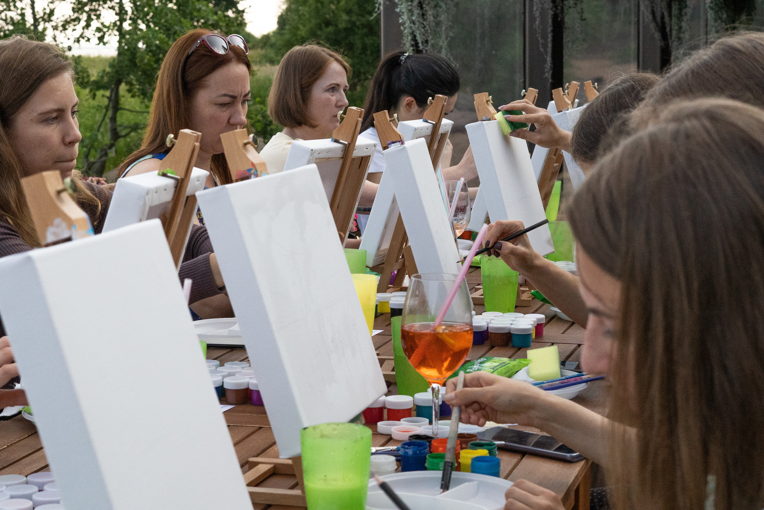 Корпоратив Teach Me Art. Портретный фотограф в Москве и Санкт-Петербурге Арина Чех