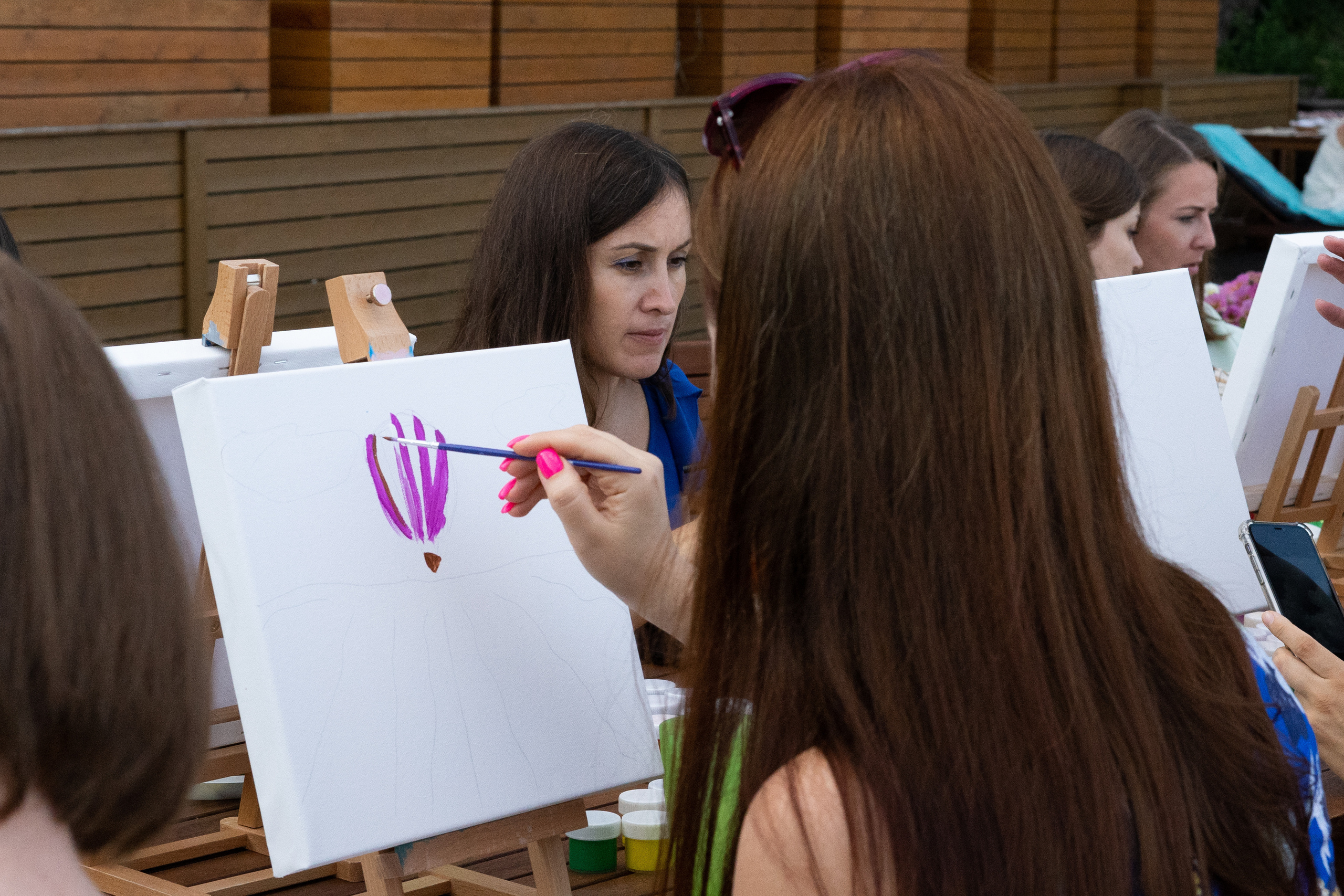 Корпоратив Teach Me Art. Портретный фотограф в Москве и Санкт-Петербурге Арина Чех