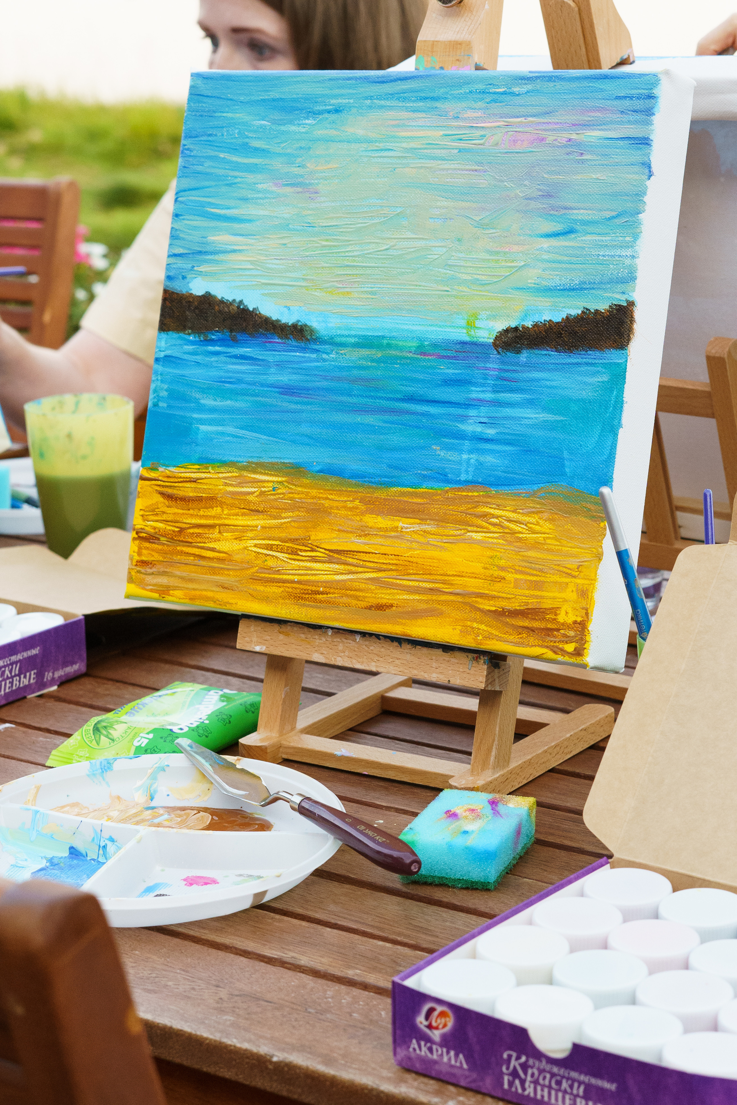 Корпоратив Teach Me Art. Портретный фотограф в Москве и Санкт-Петербурге Арина Чех