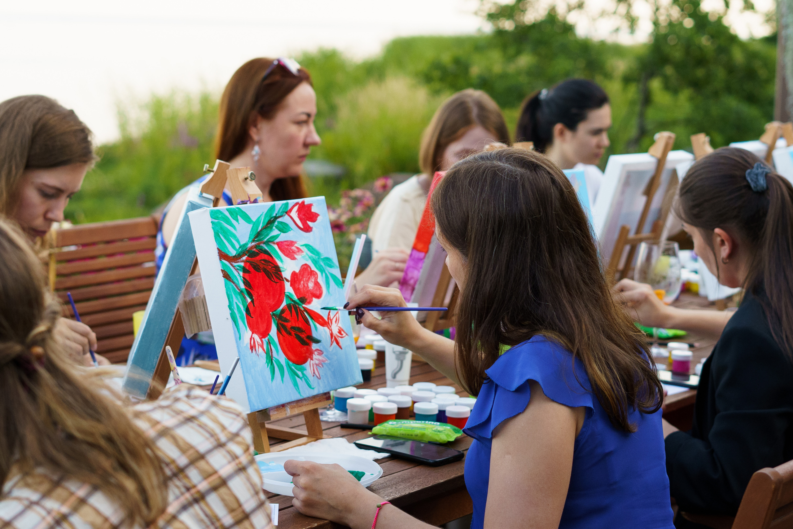 Корпоратив Teach Me Art. Портретный фотограф в Москве и Санкт-Петербурге Арина Чех