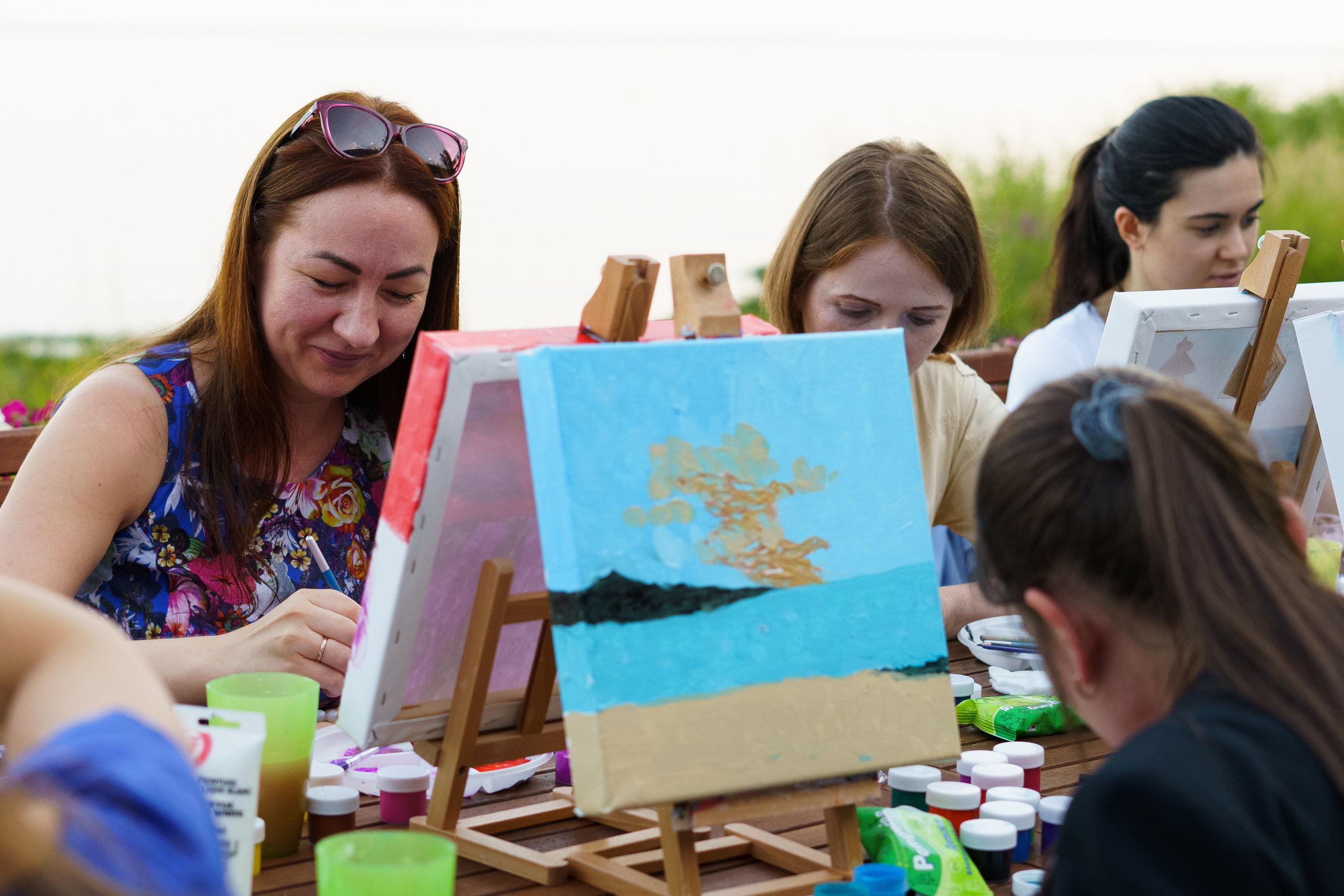 Корпоратив Teach Me Art. Портретный фотограф в Москве и Санкт-Петербурге Арина Чех