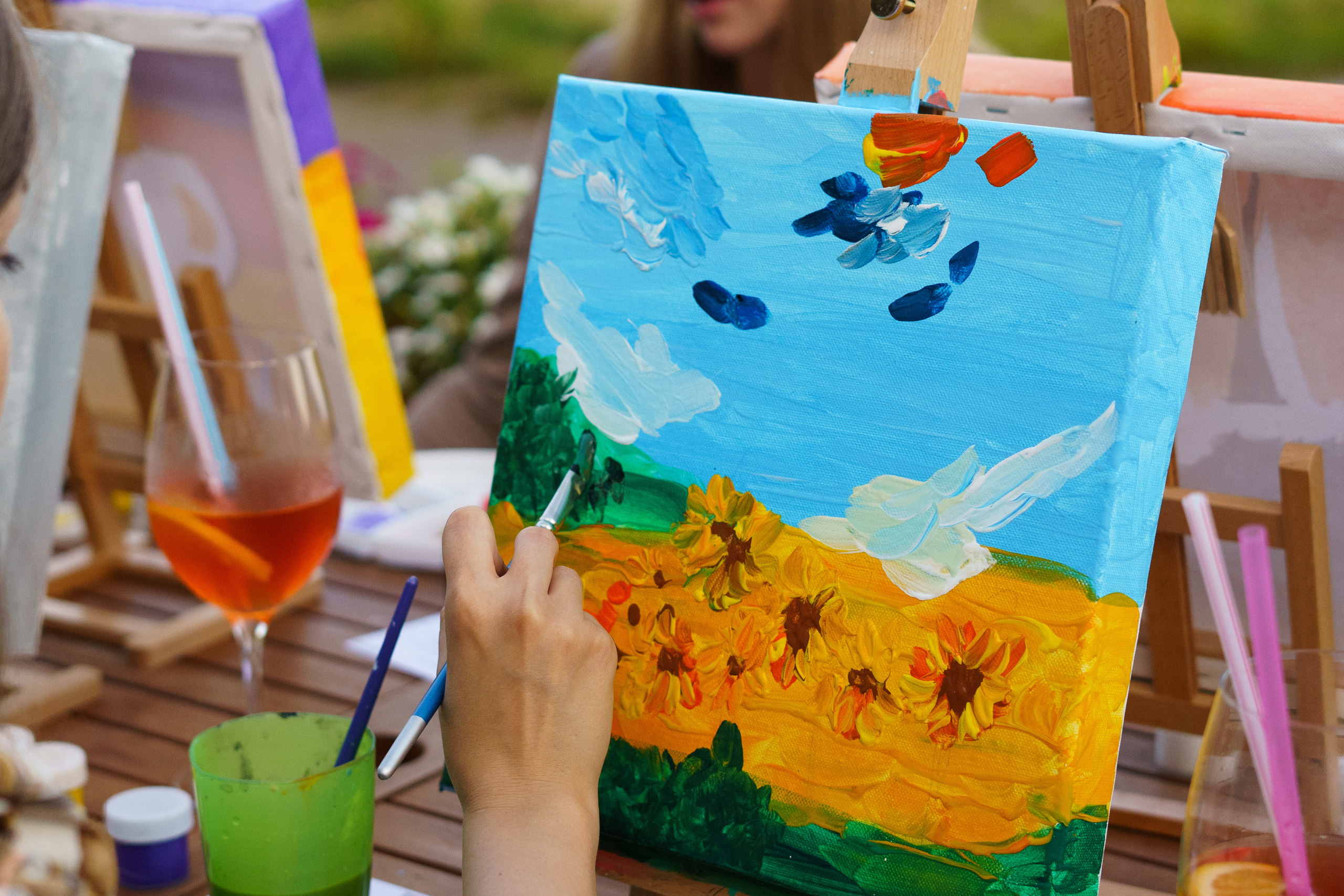 Корпоратив Teach Me Art. Портретный фотограф в Москве и Санкт-Петербурге Арина Чех