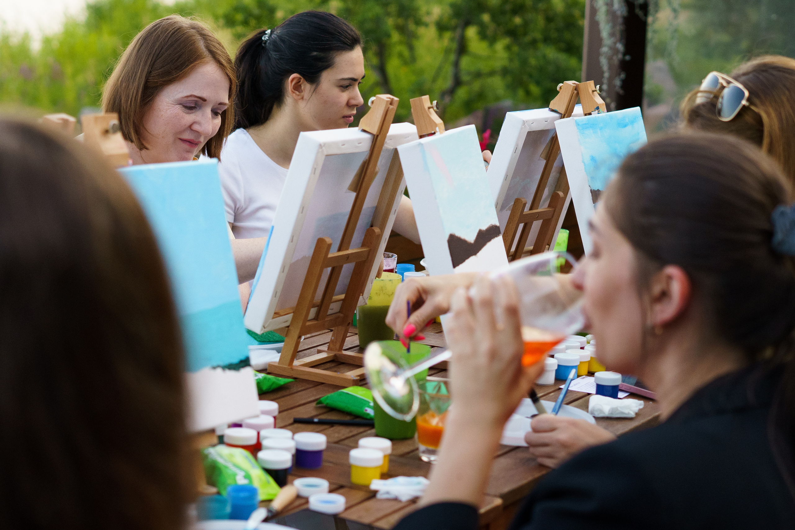 Корпоратив Teach Me Art. Портретный фотограф в Москве и Санкт-Петербурге Арина Чех