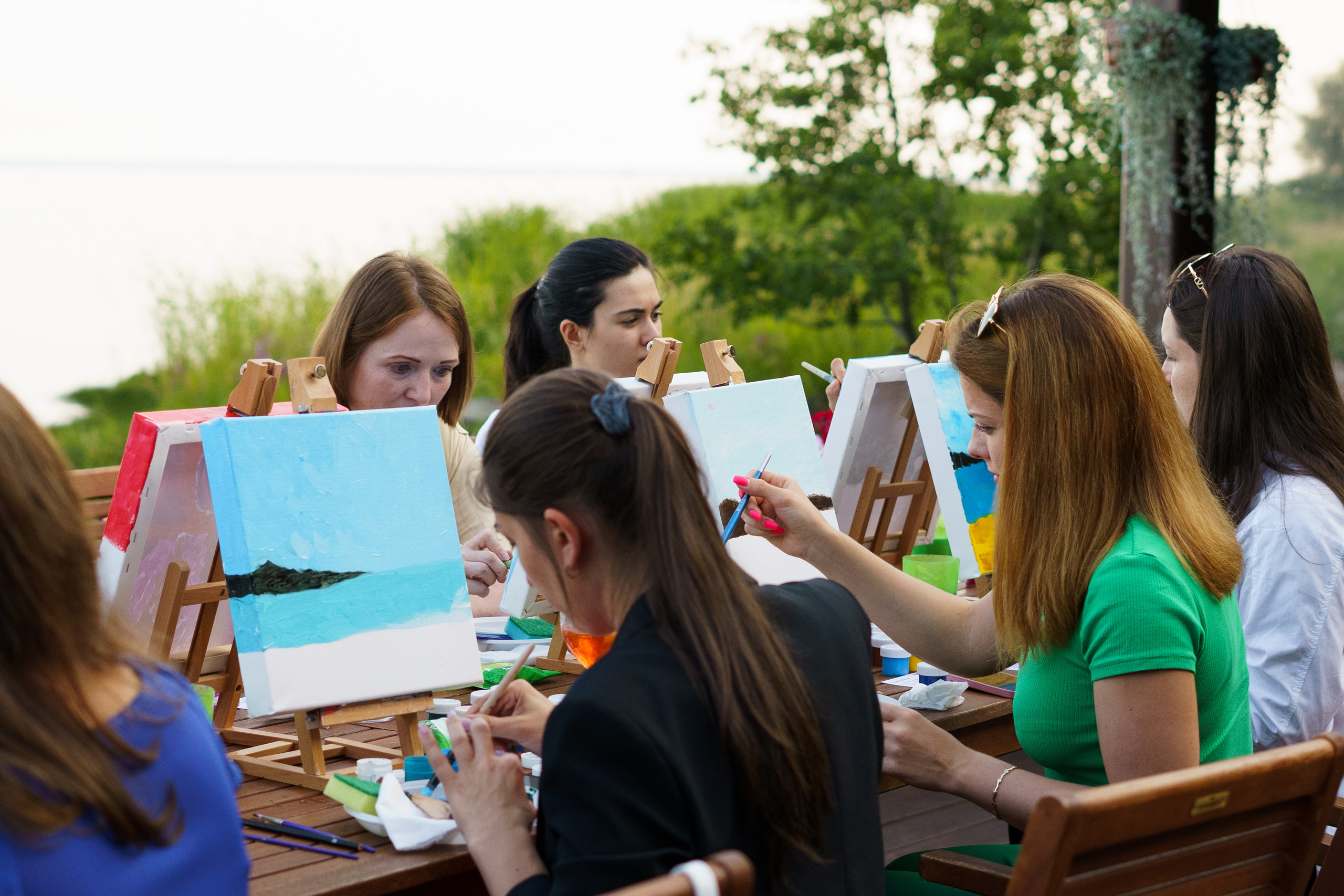 Корпоратив Teach Me Art. Портретный фотограф в Москве и Санкт-Петербурге Арина Чех