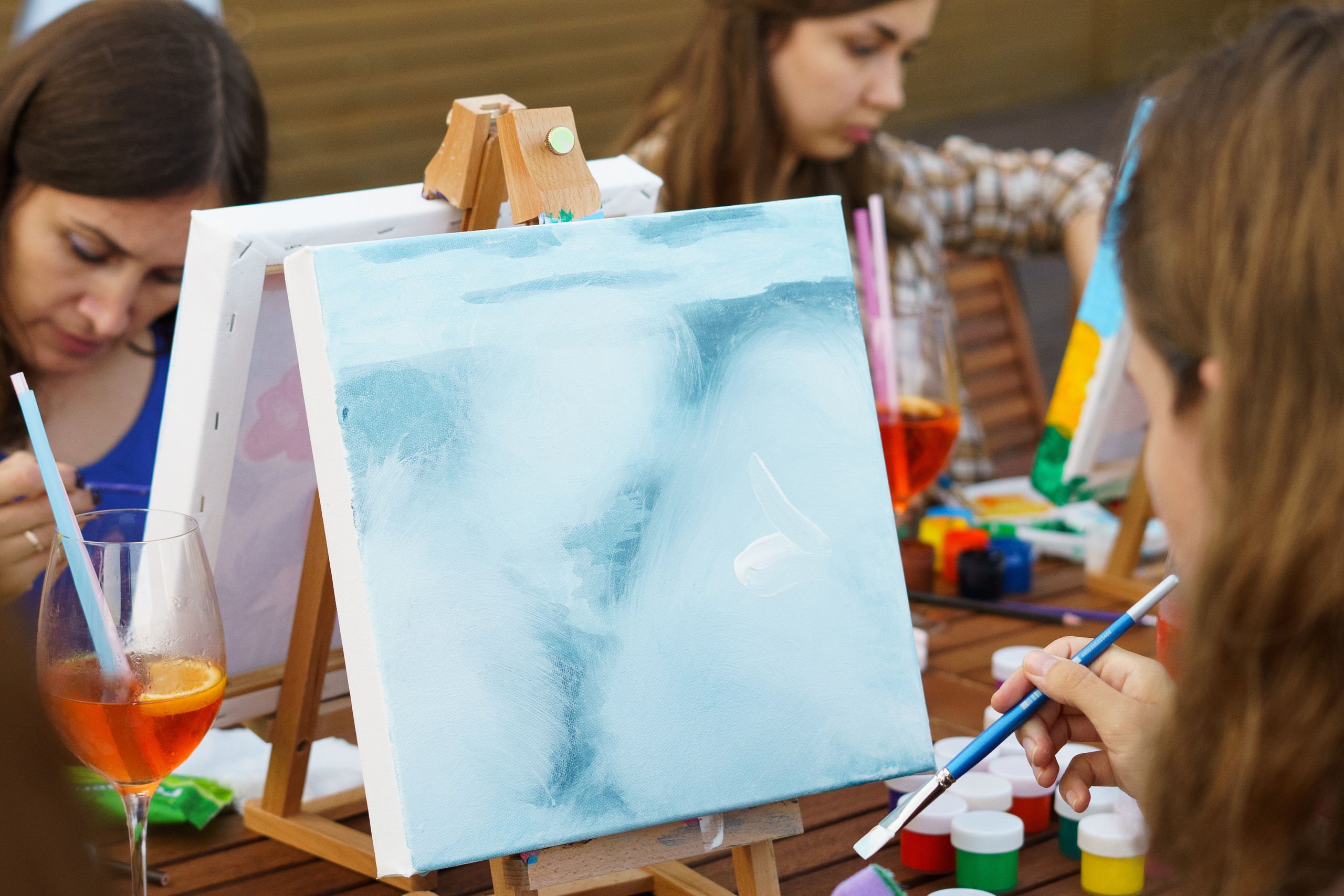 Корпоратив Teach Me Art. Портретный фотограф в Москве и Санкт-Петербурге Арина Чех