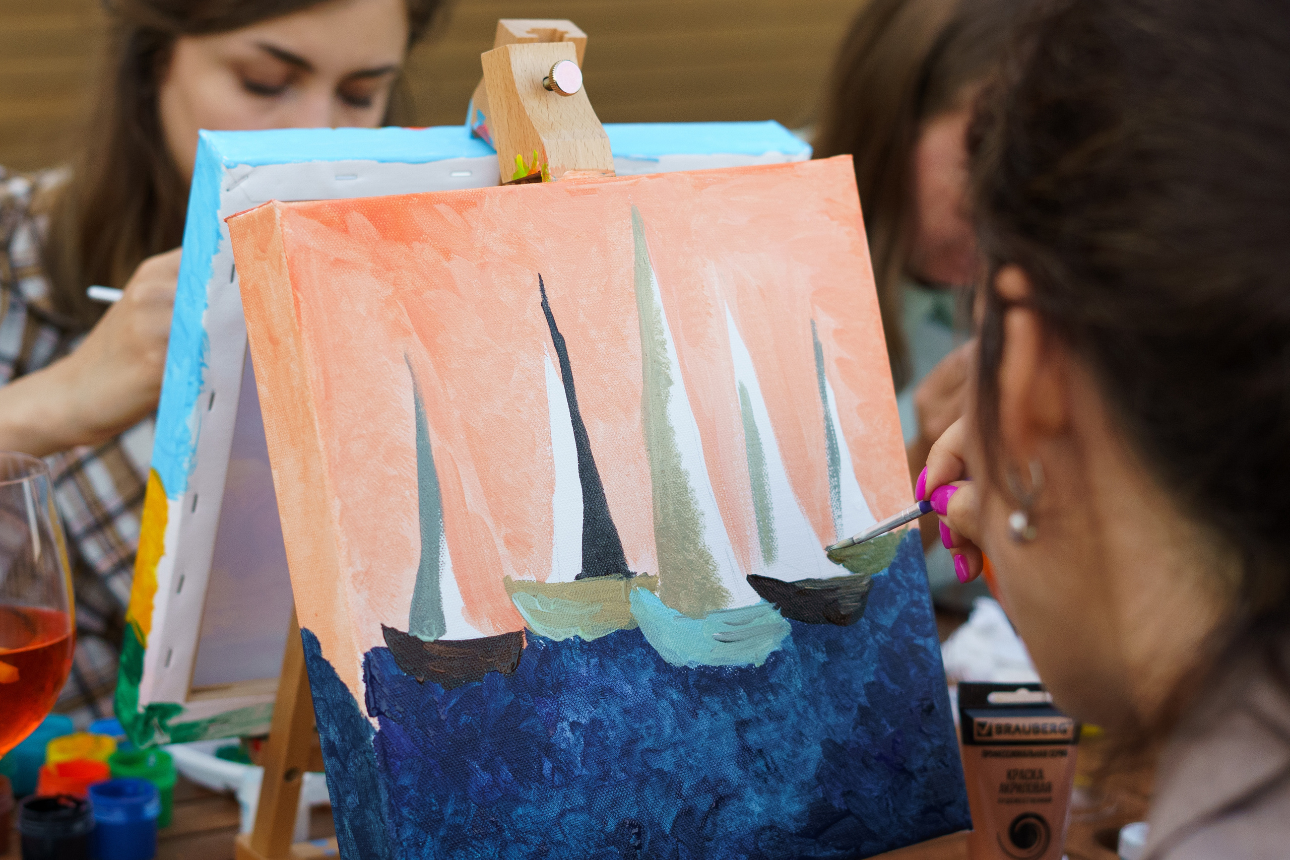 Корпоратив Teach Me Art. Портретный фотограф в Москве и Санкт-Петербурге Арина Чех