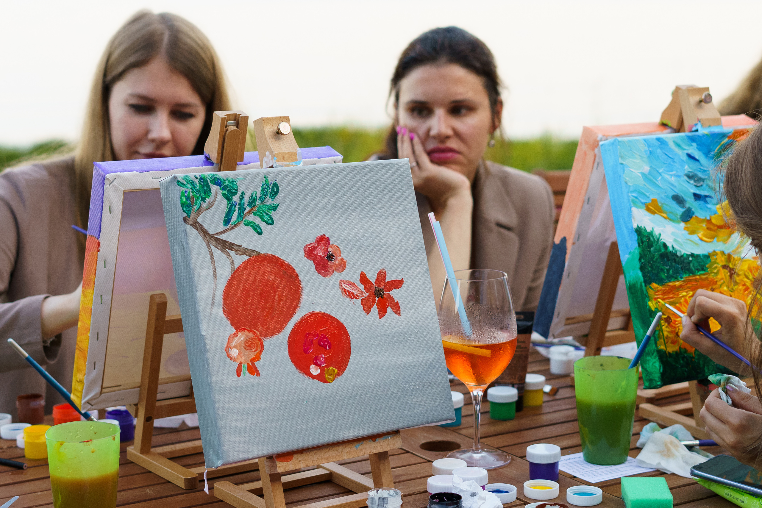 Корпоратив Teach Me Art. Портретный фотограф в Москве и Санкт-Петербурге Арина Чех