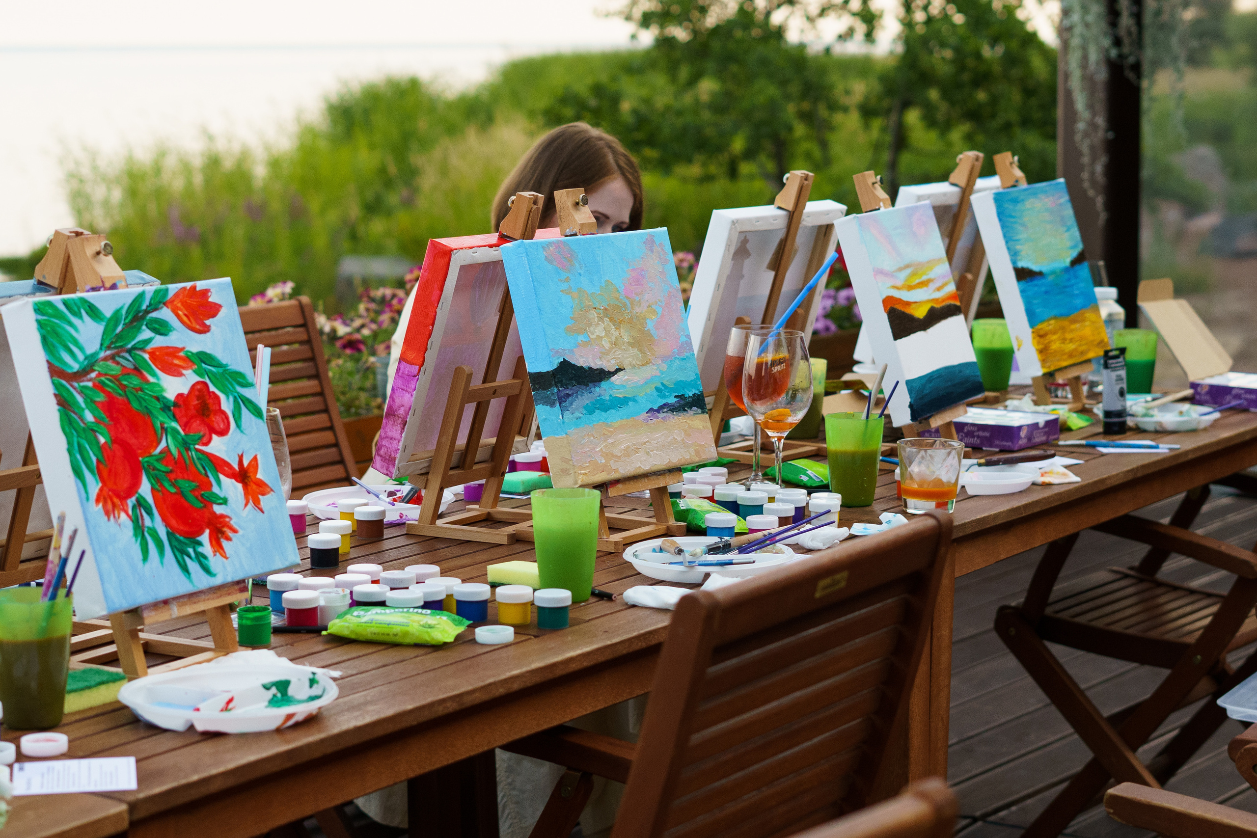 Корпоратив Teach Me Art. Портретный фотограф в Москве и Санкт-Петербурге Арина Чех