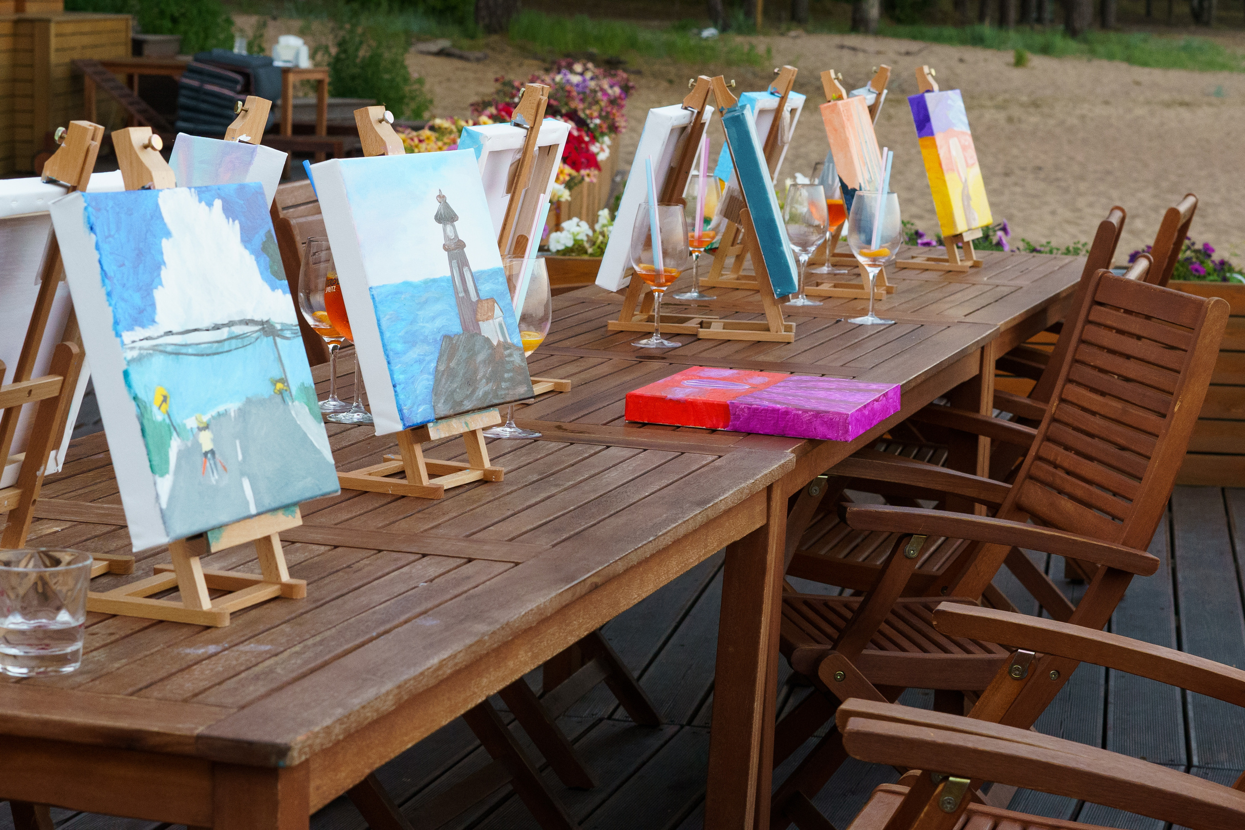 Корпоратив Teach Me Art. Портретный фотограф в Москве и Санкт-Петербурге Арина Чех