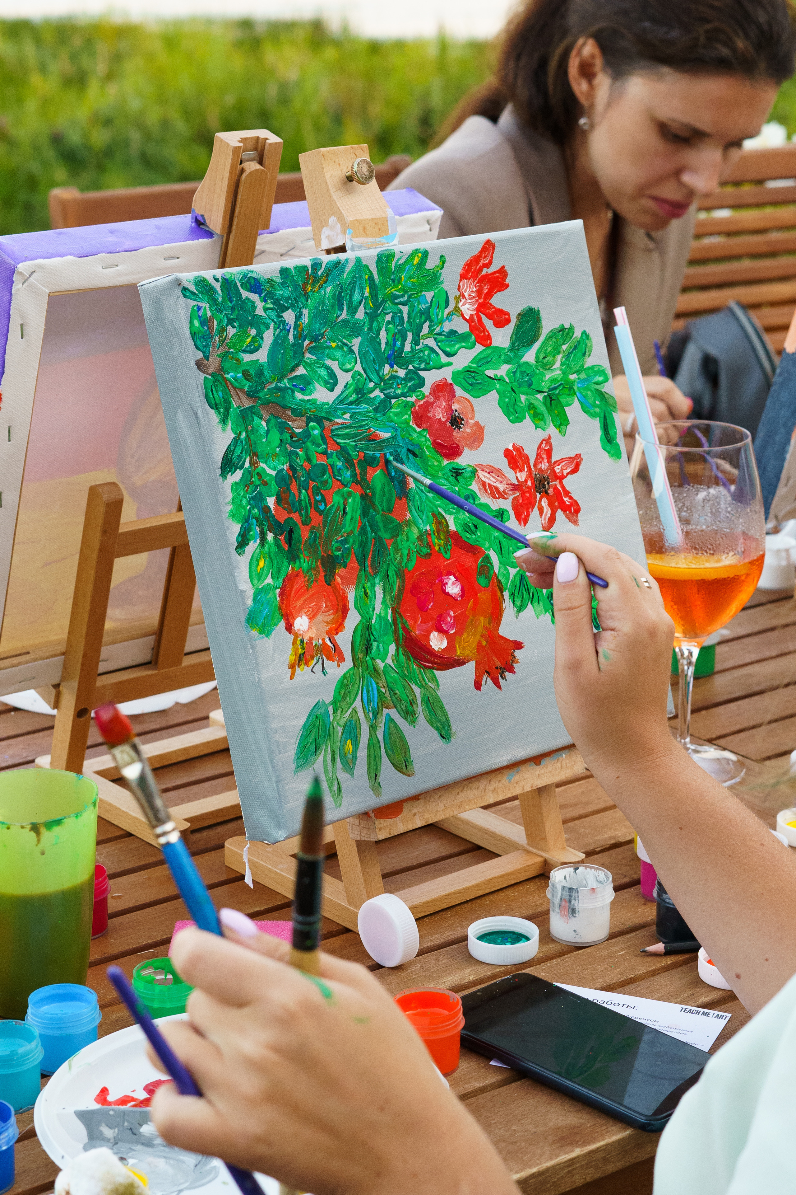 Корпоратив Teach Me Art. Портретный фотограф в Москве и Санкт-Петербурге Арина Чех