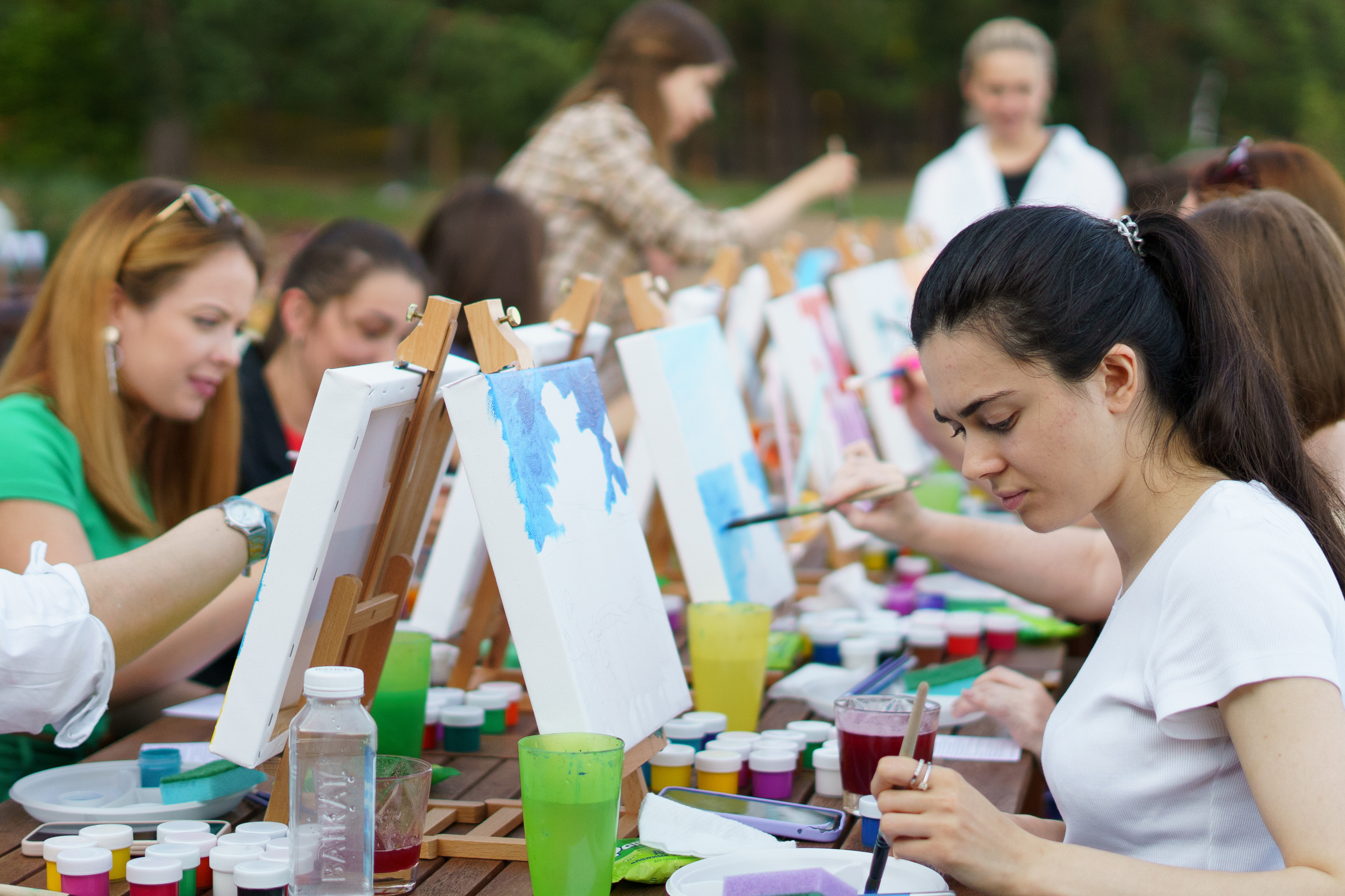 Корпоратив Teach Me Art. Портретный фотограф в Москве и Санкт-Петербурге Арина Чех