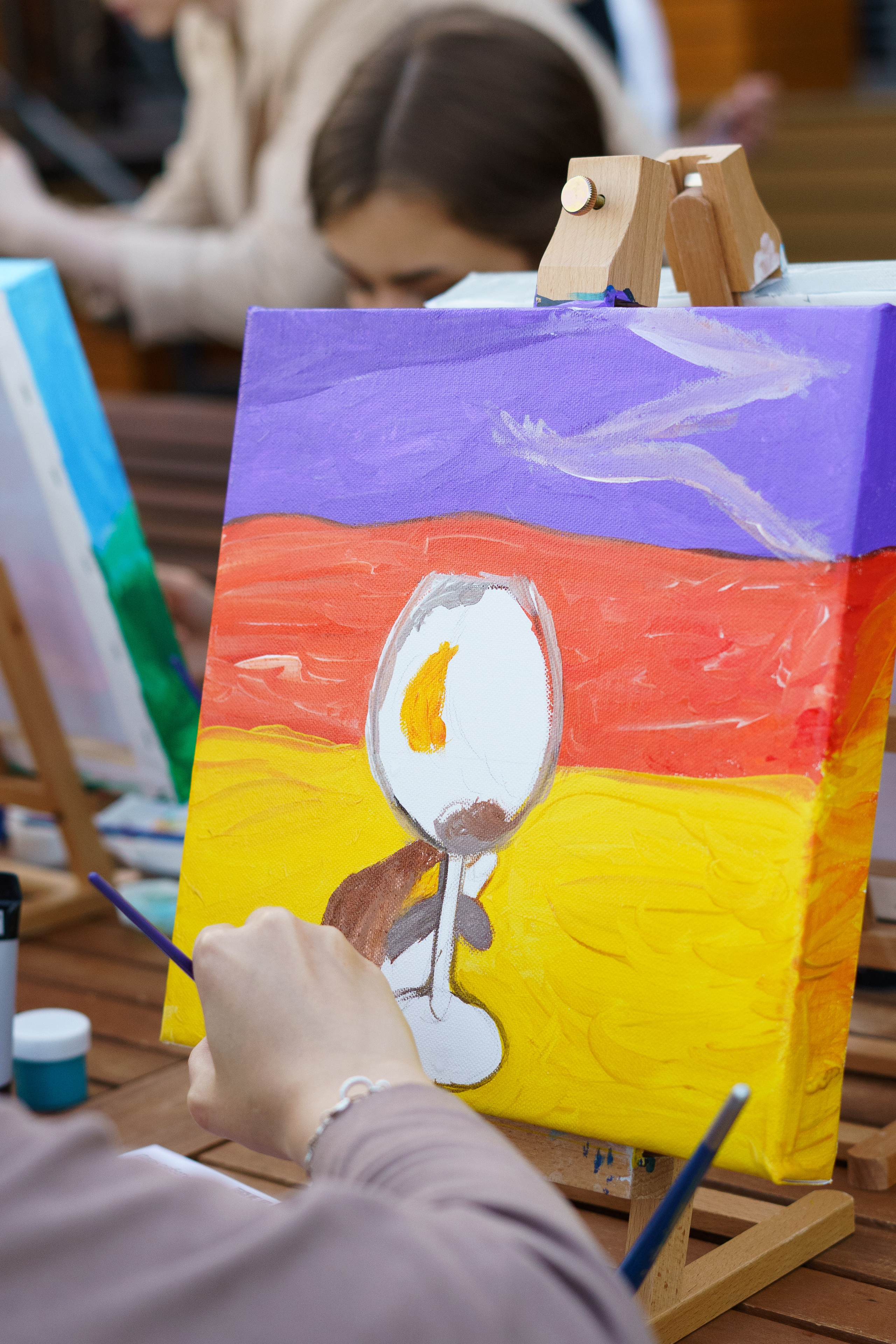 Корпоратив Teach Me Art. Портретный фотограф в Москве и Санкт-Петербурге Арина Чех