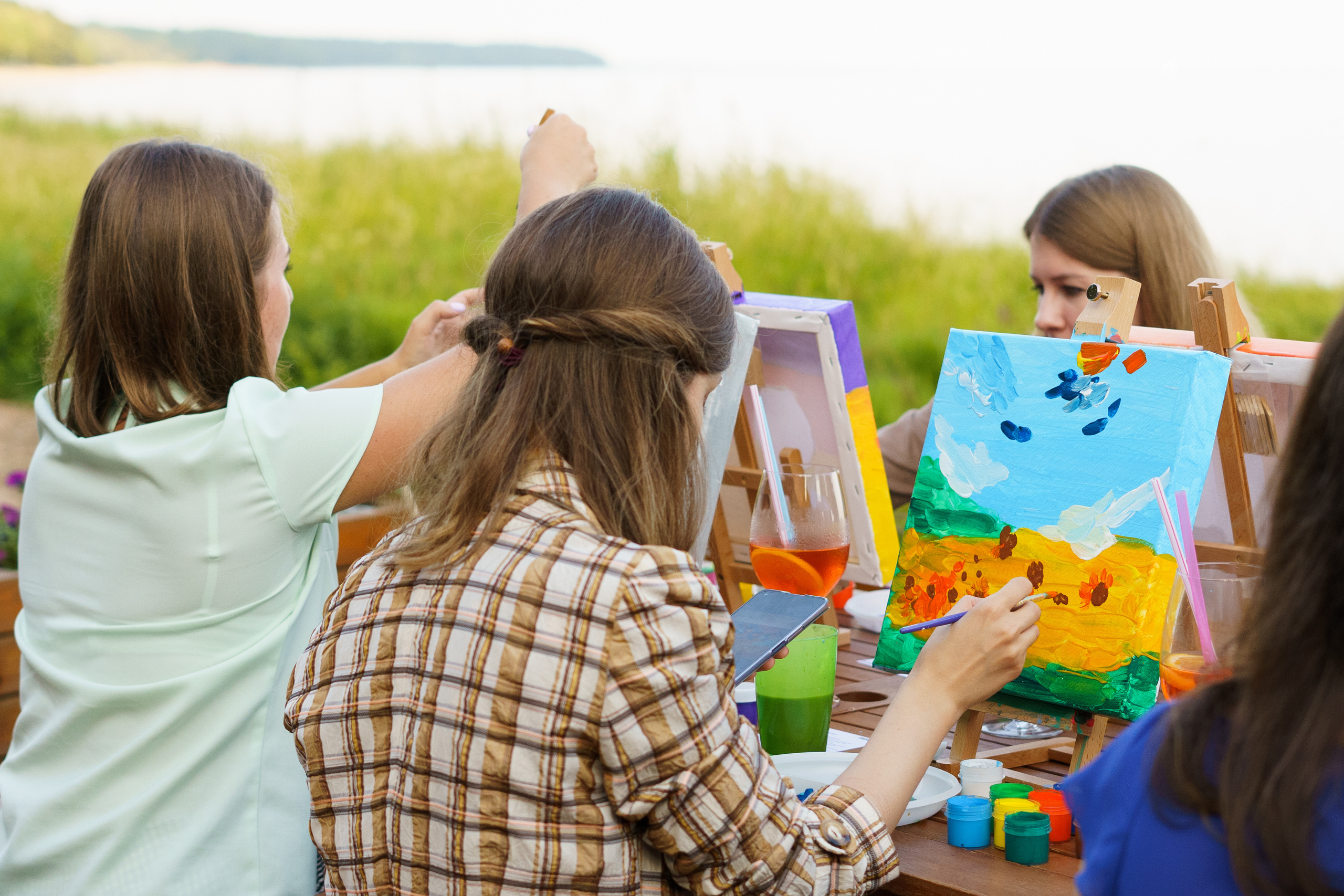Корпоратив Teach Me Art. Портретный фотограф в Москве и Санкт-Петербурге Арина Чех