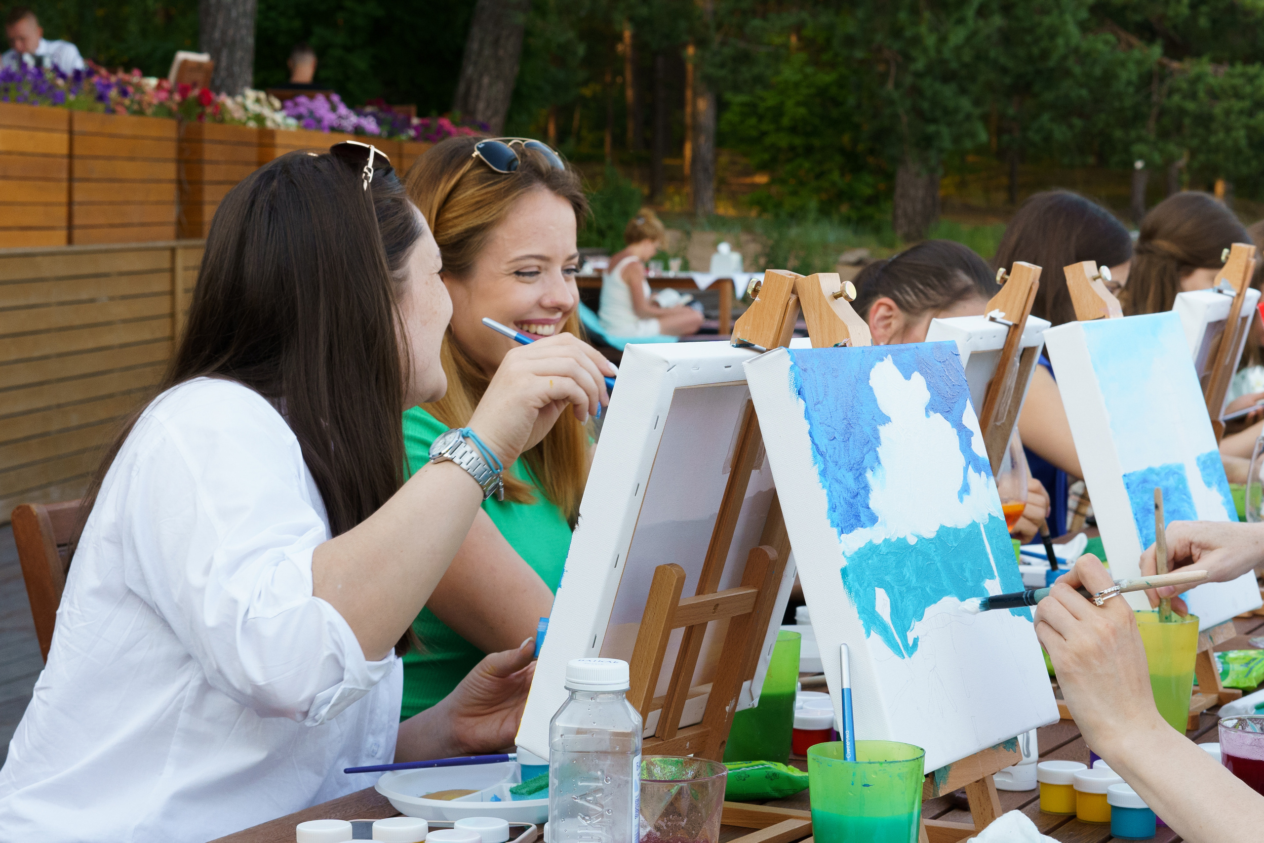 Корпоратив Teach Me Art. Портретный фотограф в Москве и Санкт-Петербурге Арина Чех