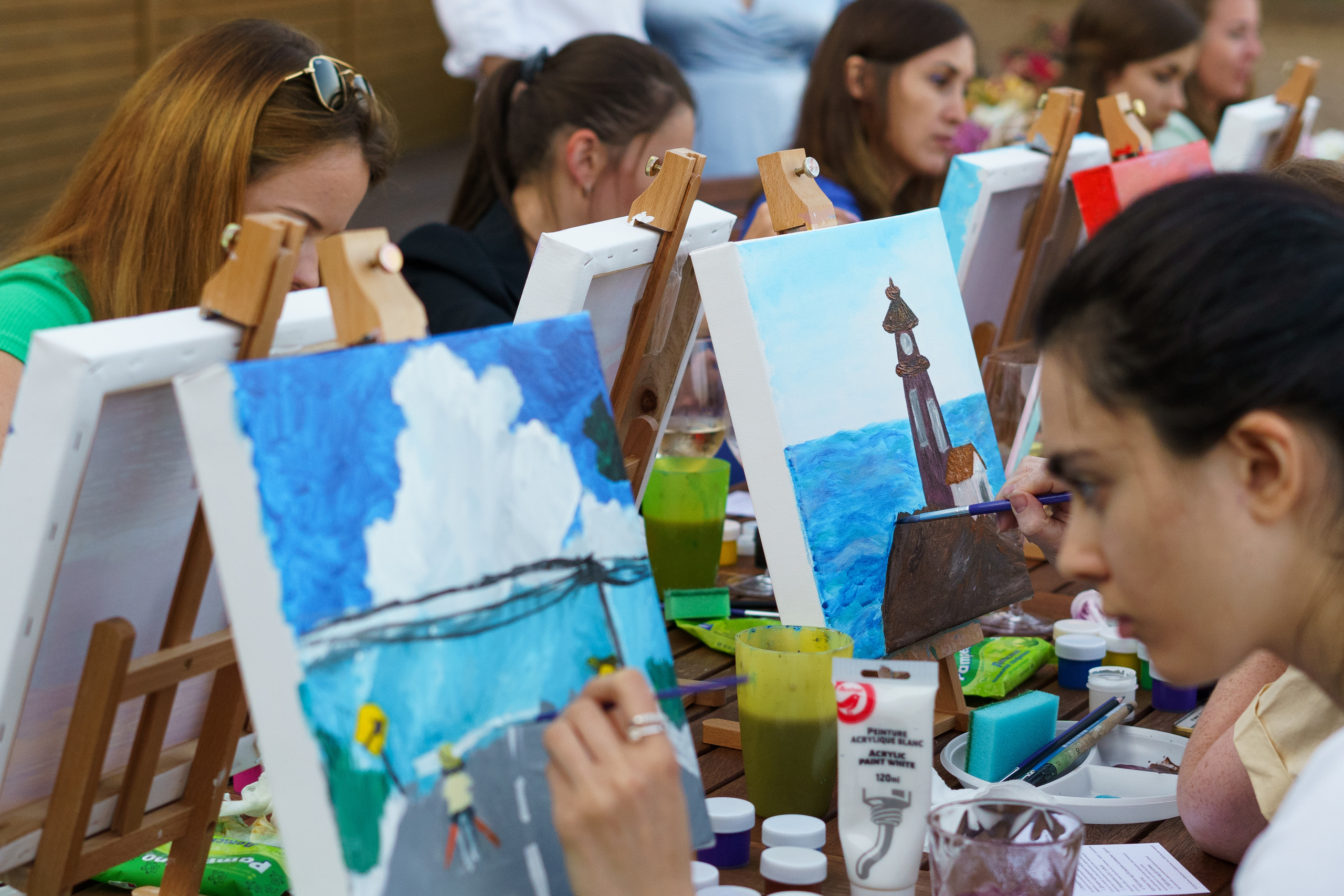 Корпоратив Teach Me Art. Портретный фотограф в Москве и Санкт-Петербурге Арина Чех