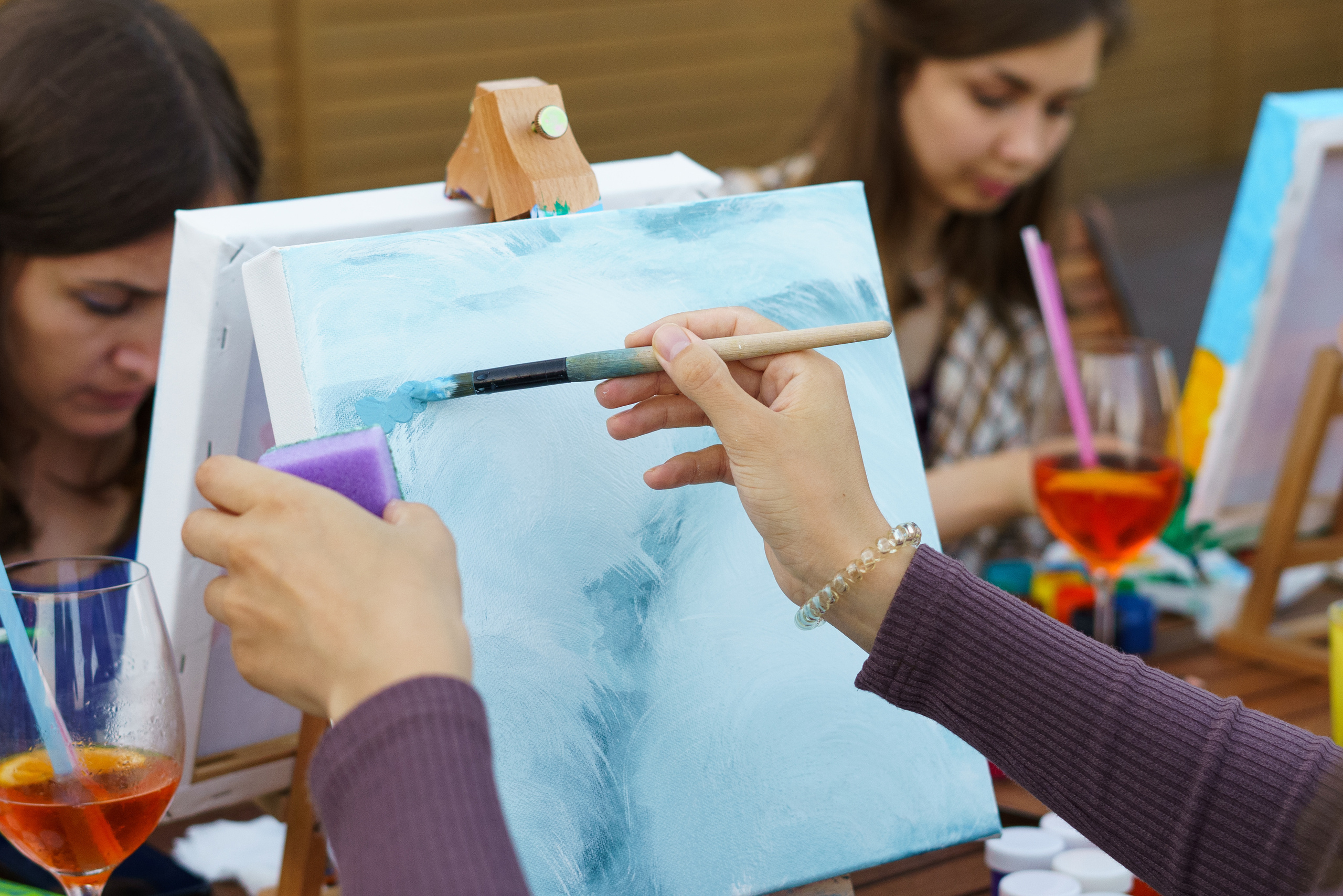 Корпоратив Teach Me Art. Портретный фотограф в Москве и Санкт-Петербурге Арина Чех