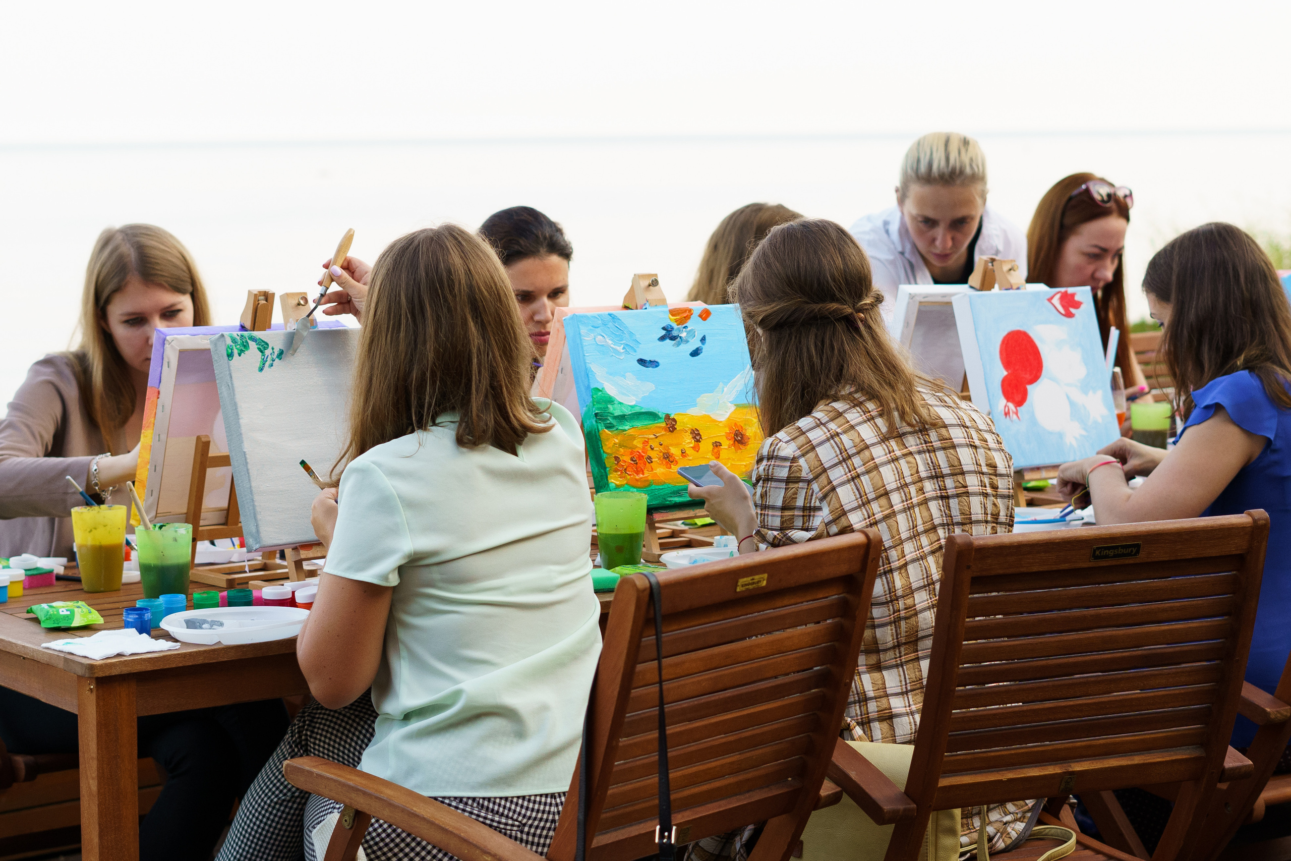 Корпоратив Teach Me Art. Портретный фотограф в Москве и Санкт-Петербурге Арина Чех