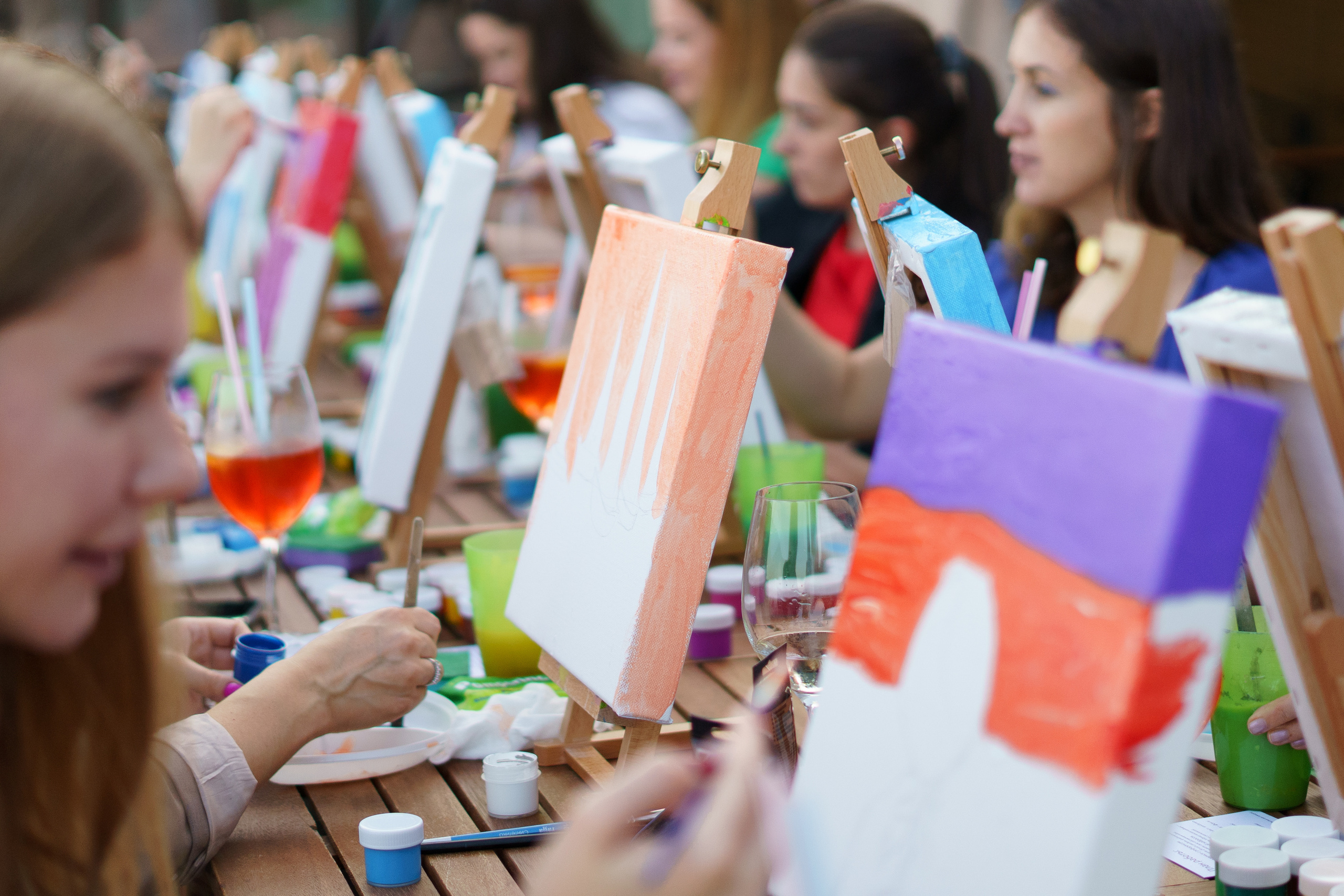 Корпоратив Teach Me Art. Портретный фотограф в Москве и Санкт-Петербурге Арина Чех