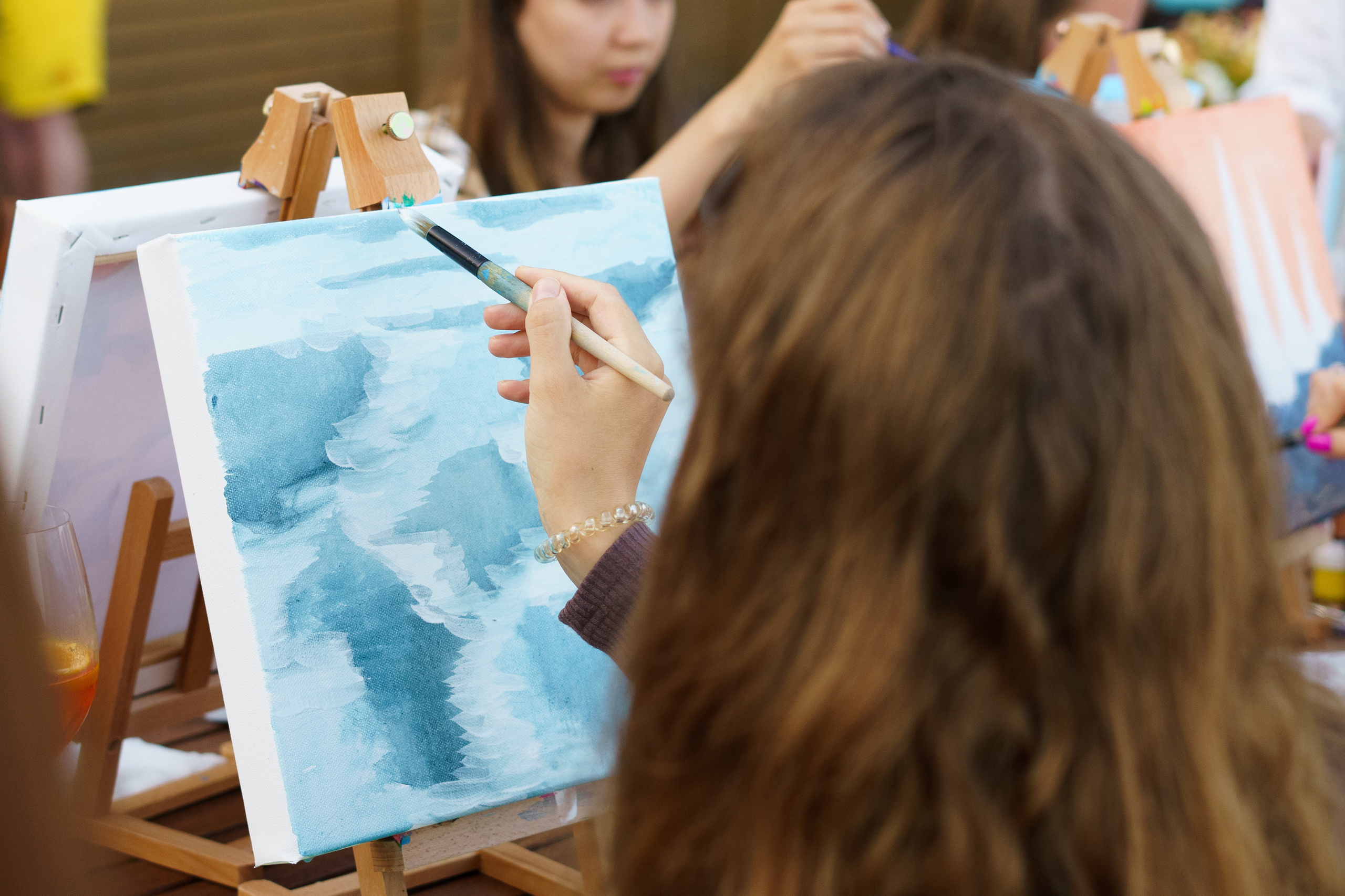 Корпоратив Teach Me Art. Портретный фотограф в Москве и Санкт-Петербурге Арина Чех