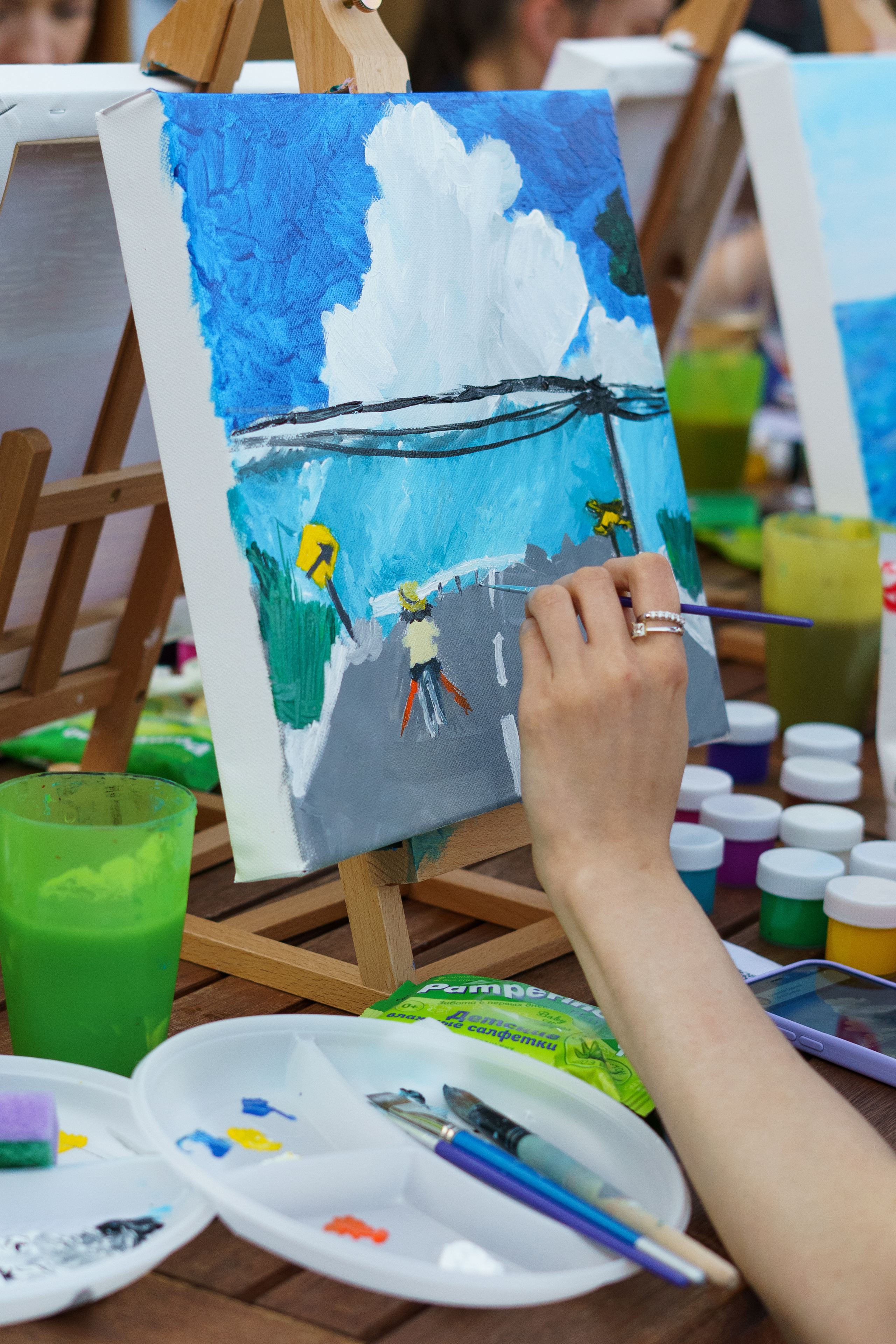 Корпоратив Teach Me Art. Портретный фотограф в Москве и Санкт-Петербурге Арина Чех