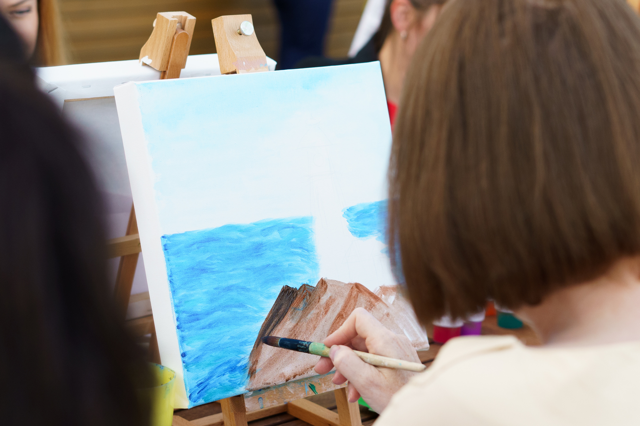 Корпоратив Teach Me Art. Портретный фотограф в Москве и Санкт-Петербурге Арина Чех