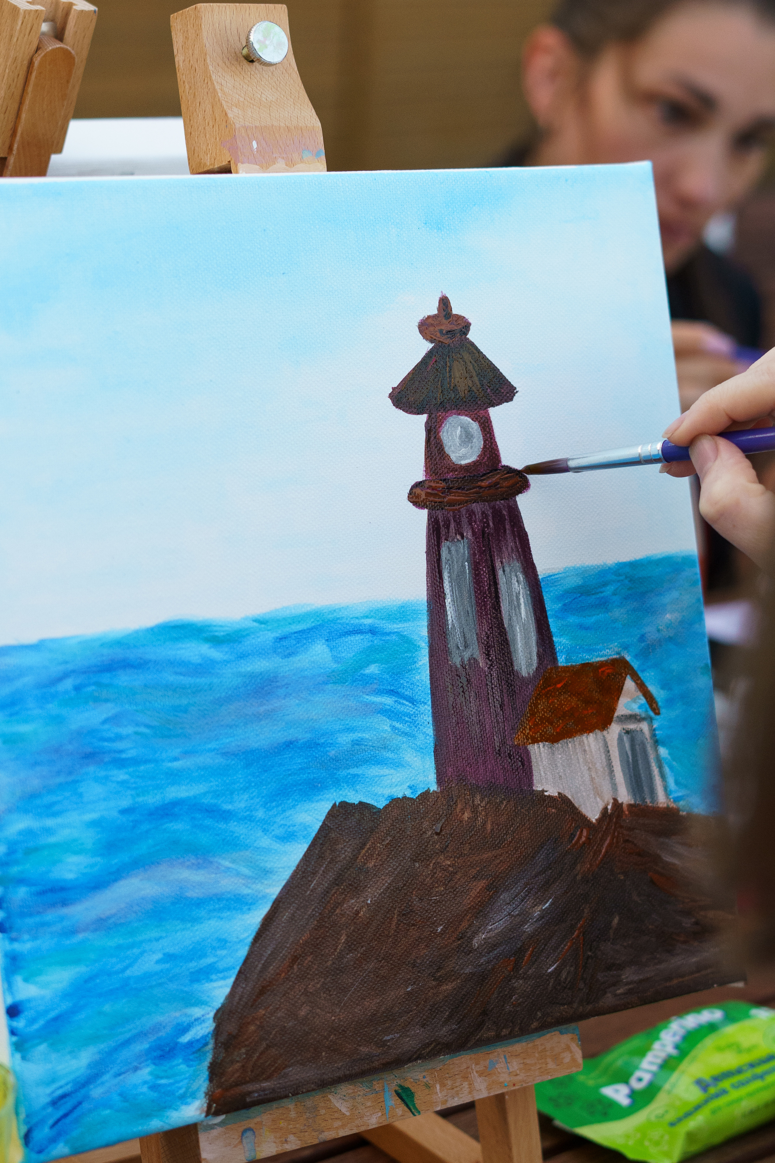 Корпоратив Teach Me Art. Портретный фотограф в Москве и Санкт-Петербурге Арина Чех