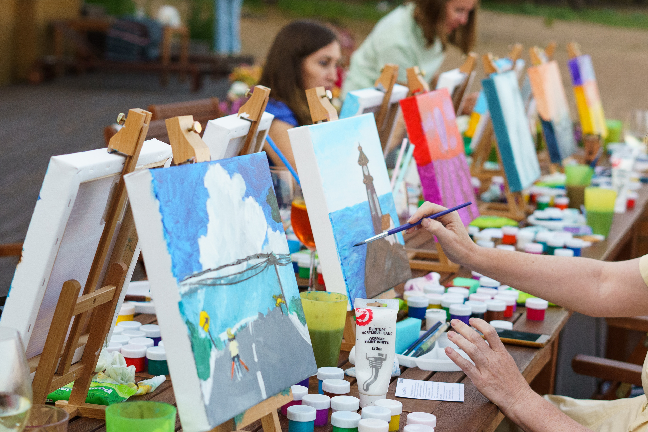 Корпоратив Teach Me Art. Портретный фотограф в Москве и Санкт-Петербурге Арина Чех