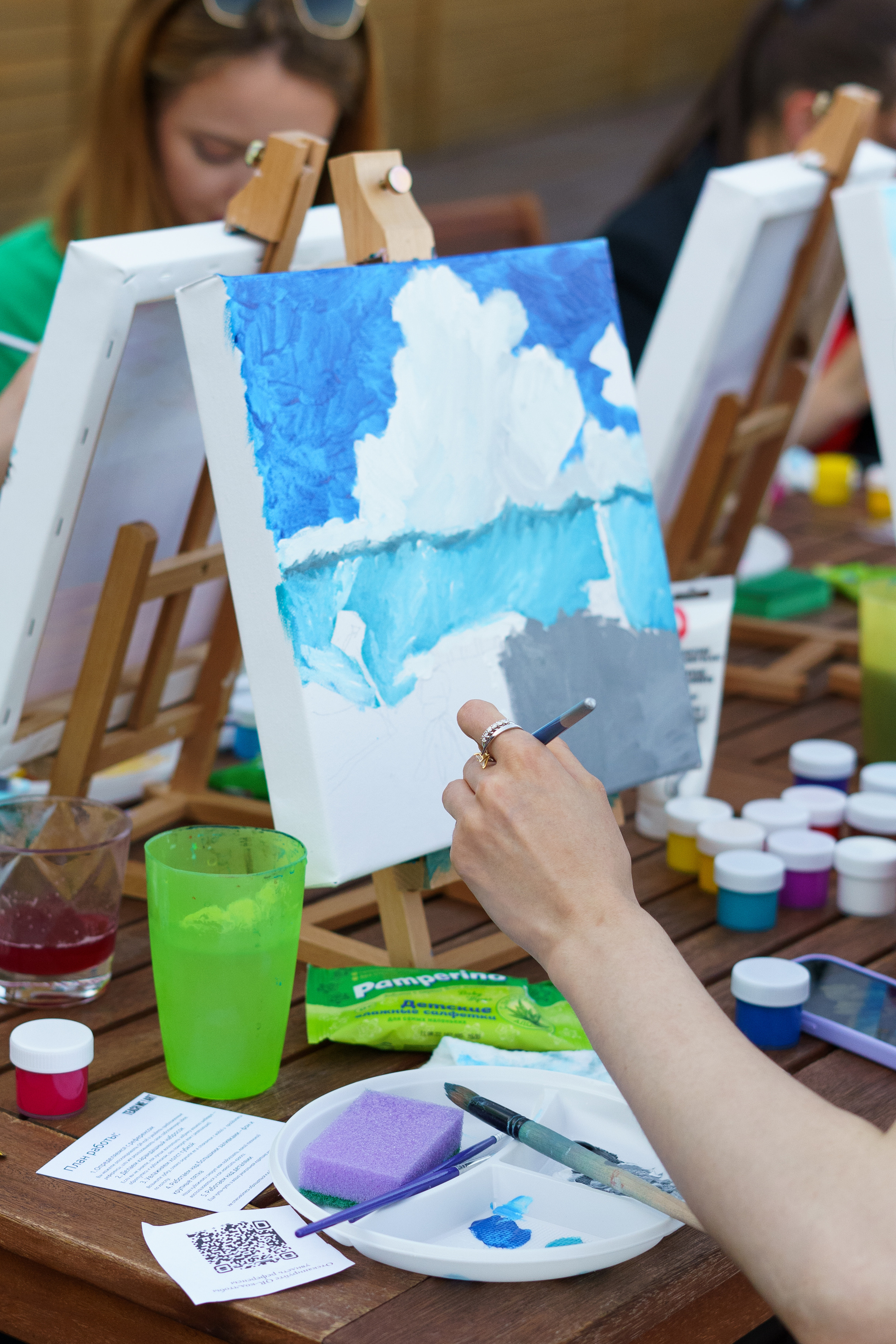 Корпоратив Teach Me Art. Портретный фотограф в Москве и Санкт-Петербурге Арина Чех