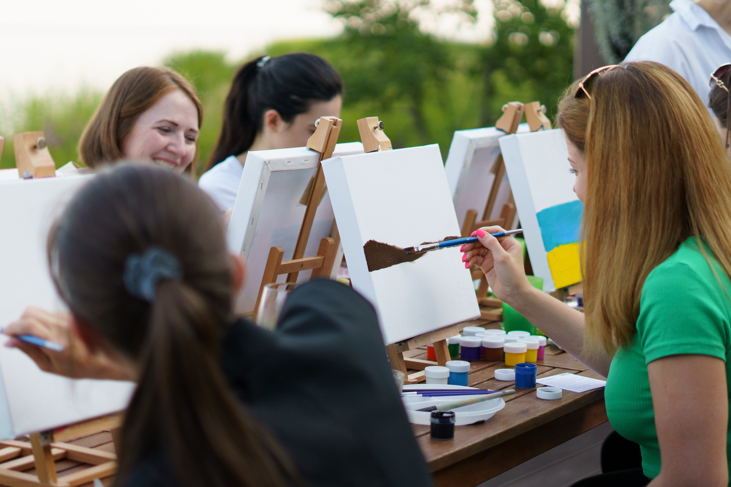 Корпоратив Teach Me Art. Портретный фотограф в Москве и Санкт-Петербурге Арина Чех