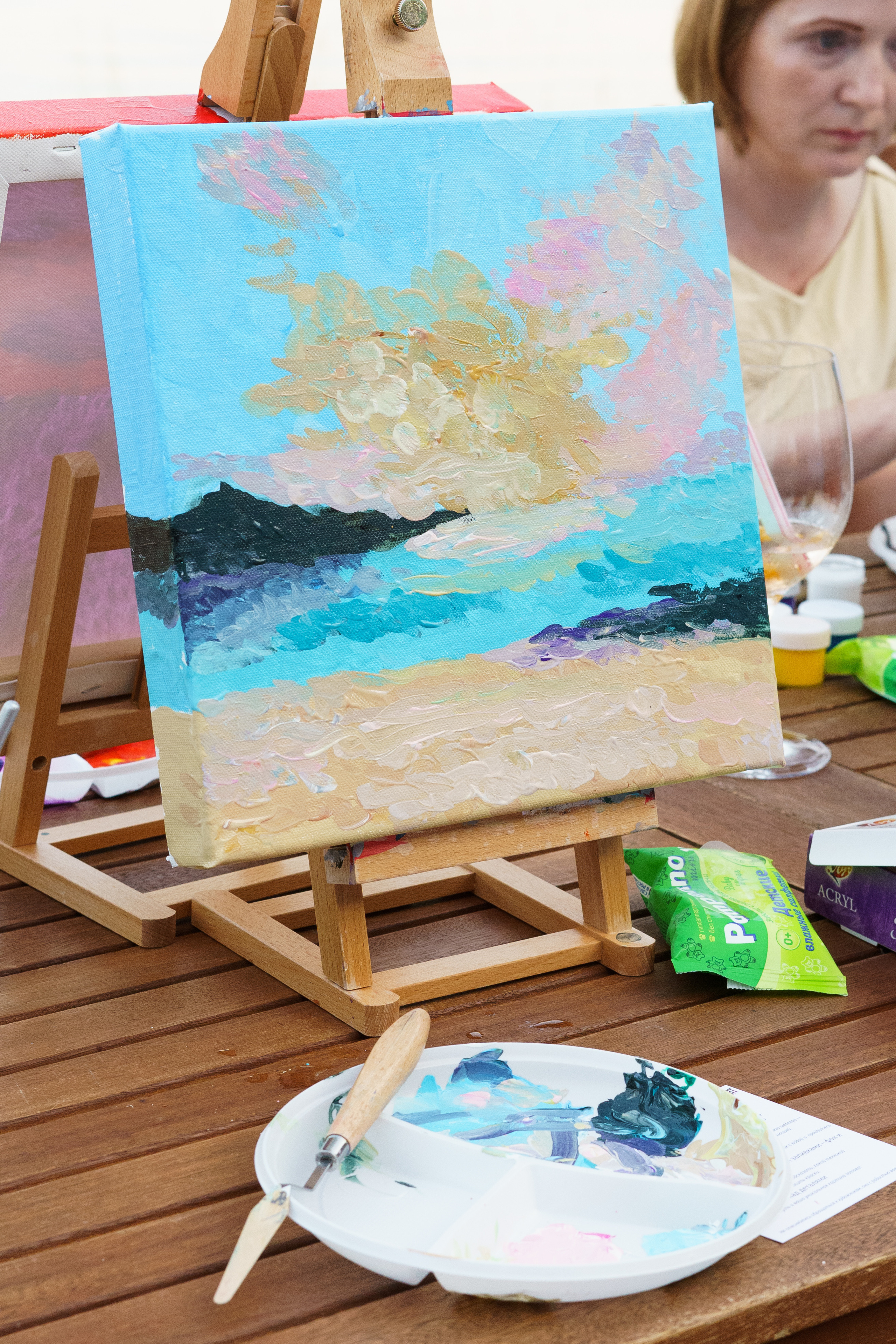 Корпоратив Teach Me Art. Портретный фотограф в Москве и Санкт-Петербурге Арина Чех