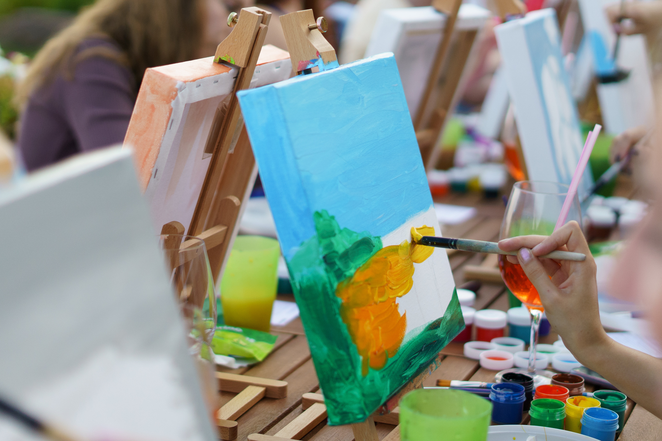 Корпоратив Teach Me Art. Портретный фотограф в Москве и Санкт-Петербурге Арина Чех