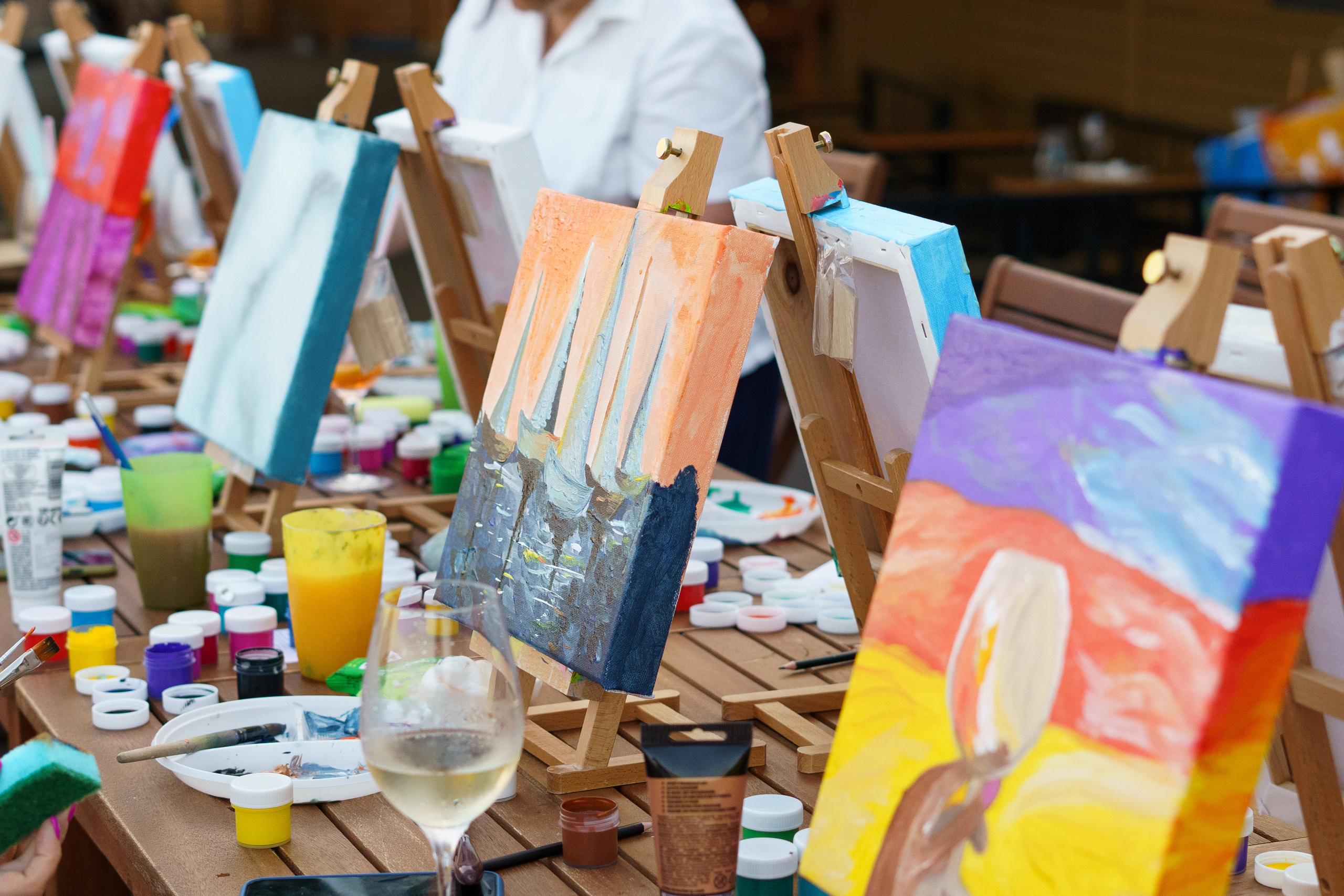 Корпоратив Teach Me Art. Портретный фотограф в Москве и Санкт-Петербурге Арина Чех