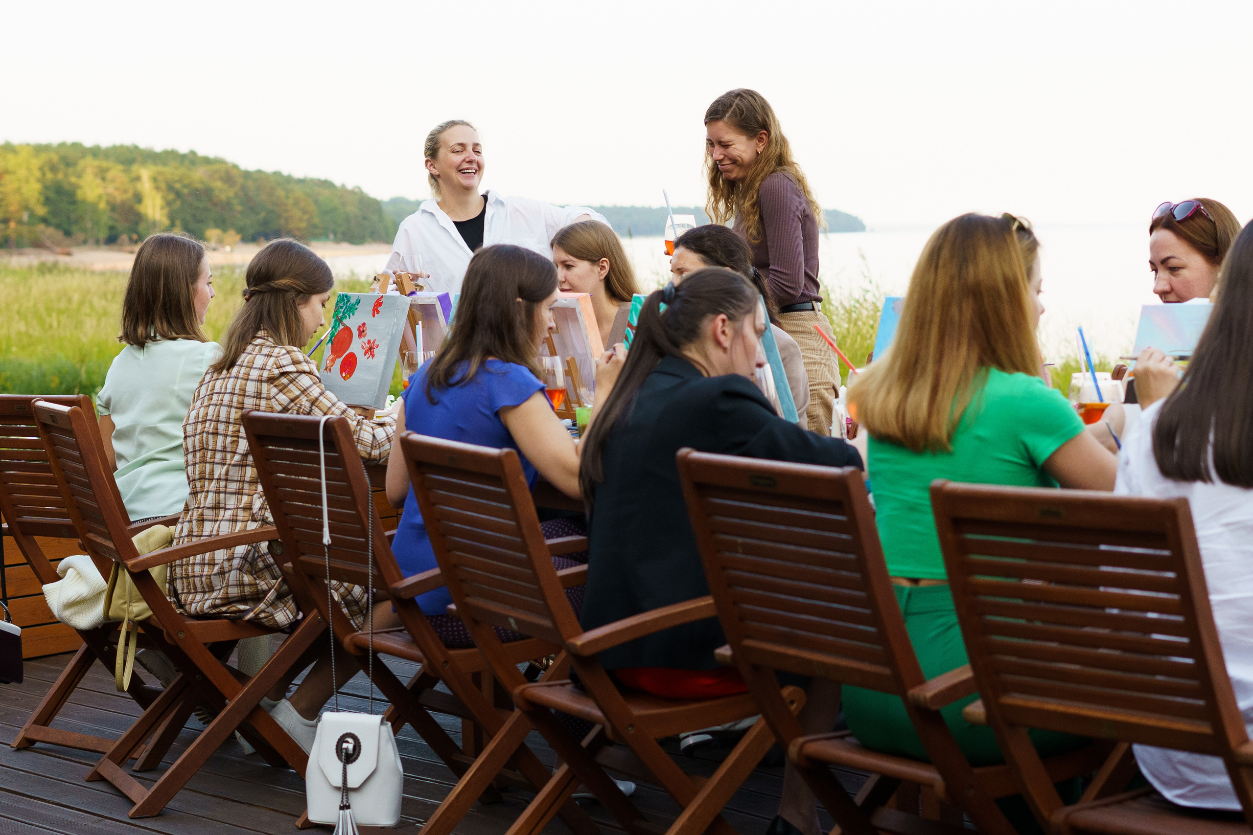 Корпоратив Teach Me Art. Портретный фотограф в Москве и Санкт-Петербурге Арина Чех