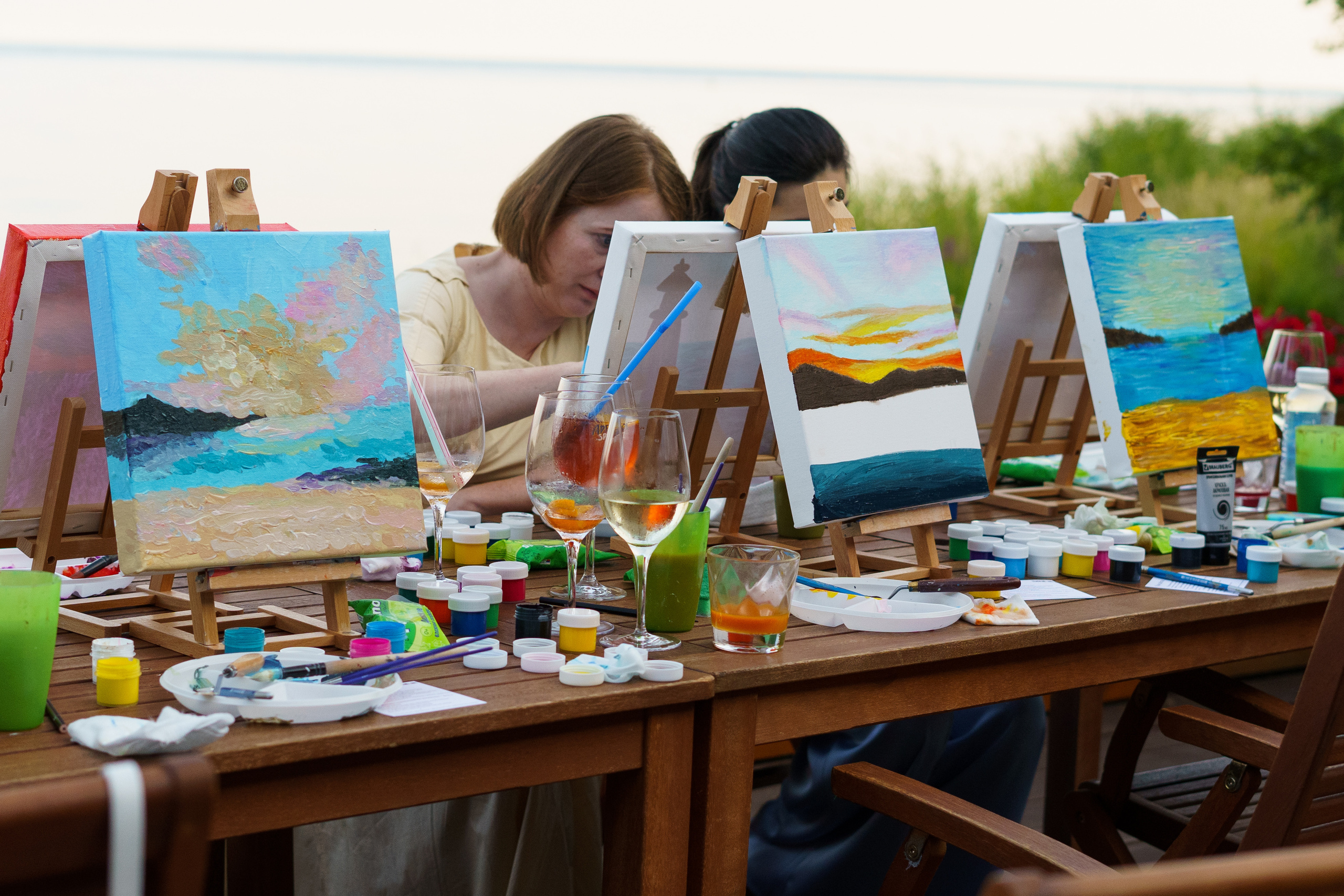 Корпоратив Teach Me Art. Портретный фотограф в Москве и Санкт-Петербурге Арина Чех