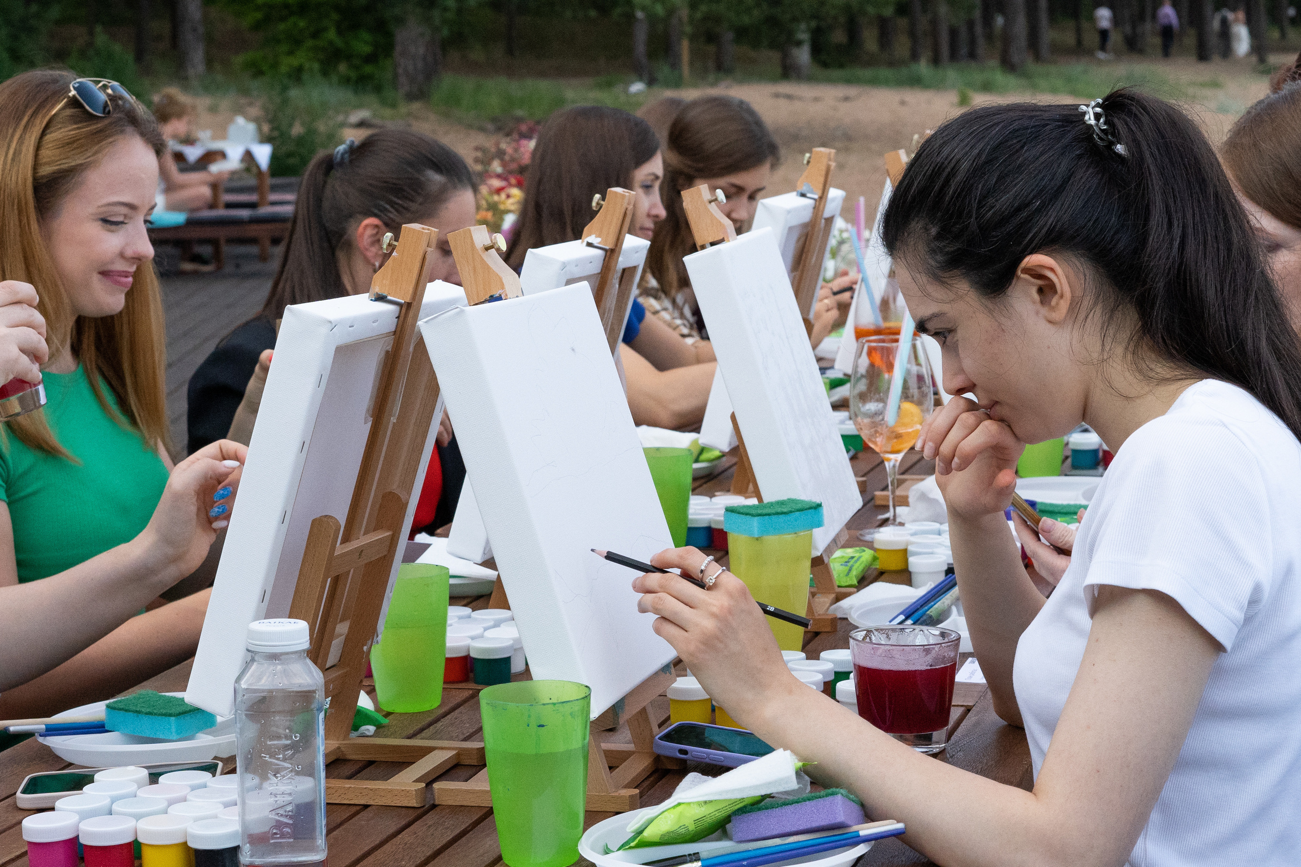 Корпоратив Teach Me Art. Портретный фотограф в Москве и Санкт-Петербурге Арина Чех