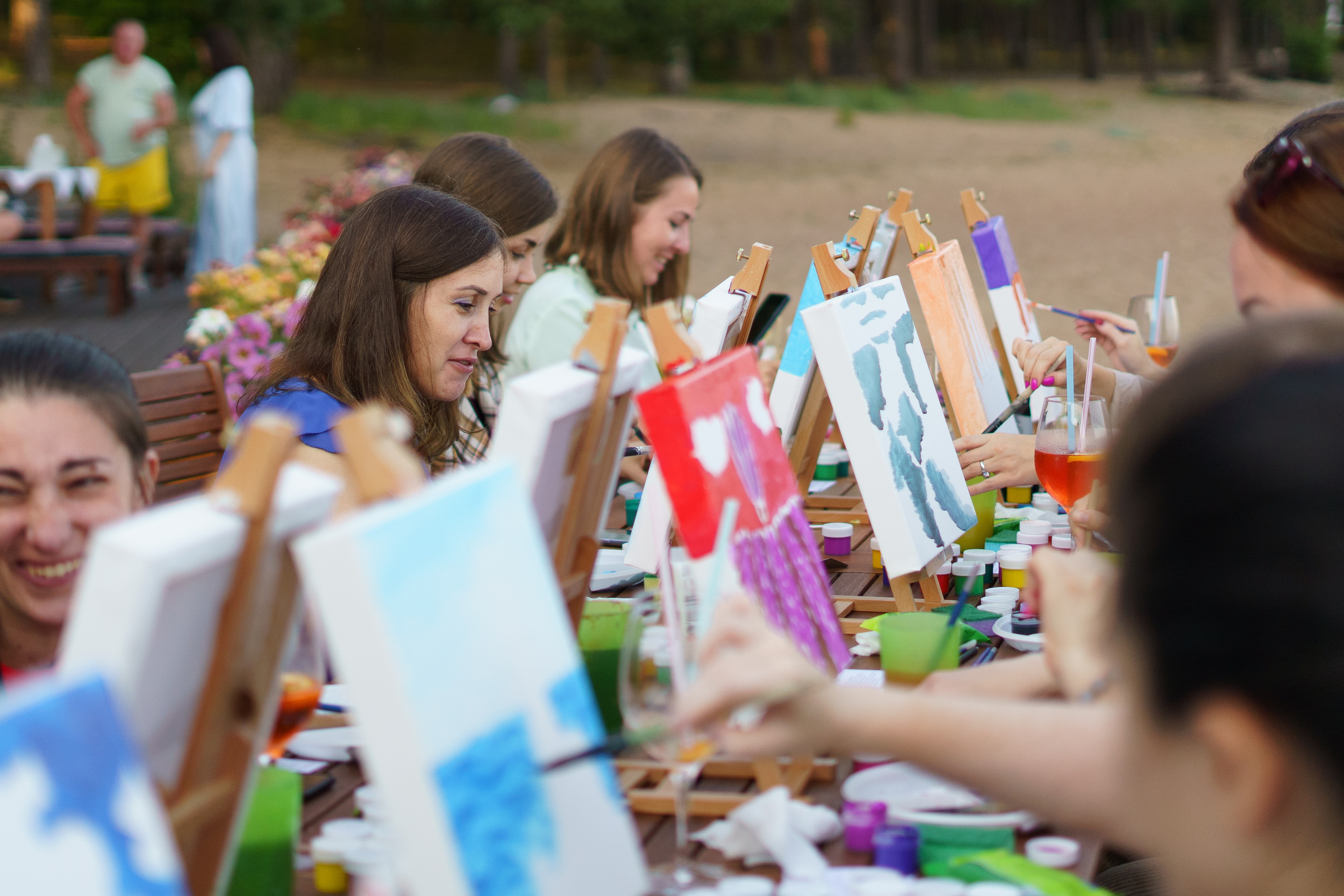 Корпоратив Teach Me Art. Портретный фотограф в Москве и Санкт-Петербурге Арина Чех